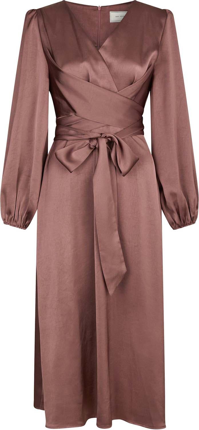 Neo Noir Rimini Heavy Sateen Dress Roze Neo Noir Rimini Heavy Sateen Dress Roze