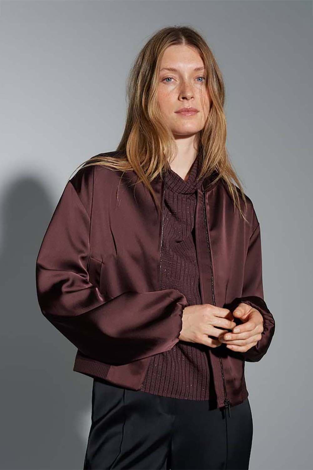 Opus Blouson Jasje Jupita Bordeaux Rood