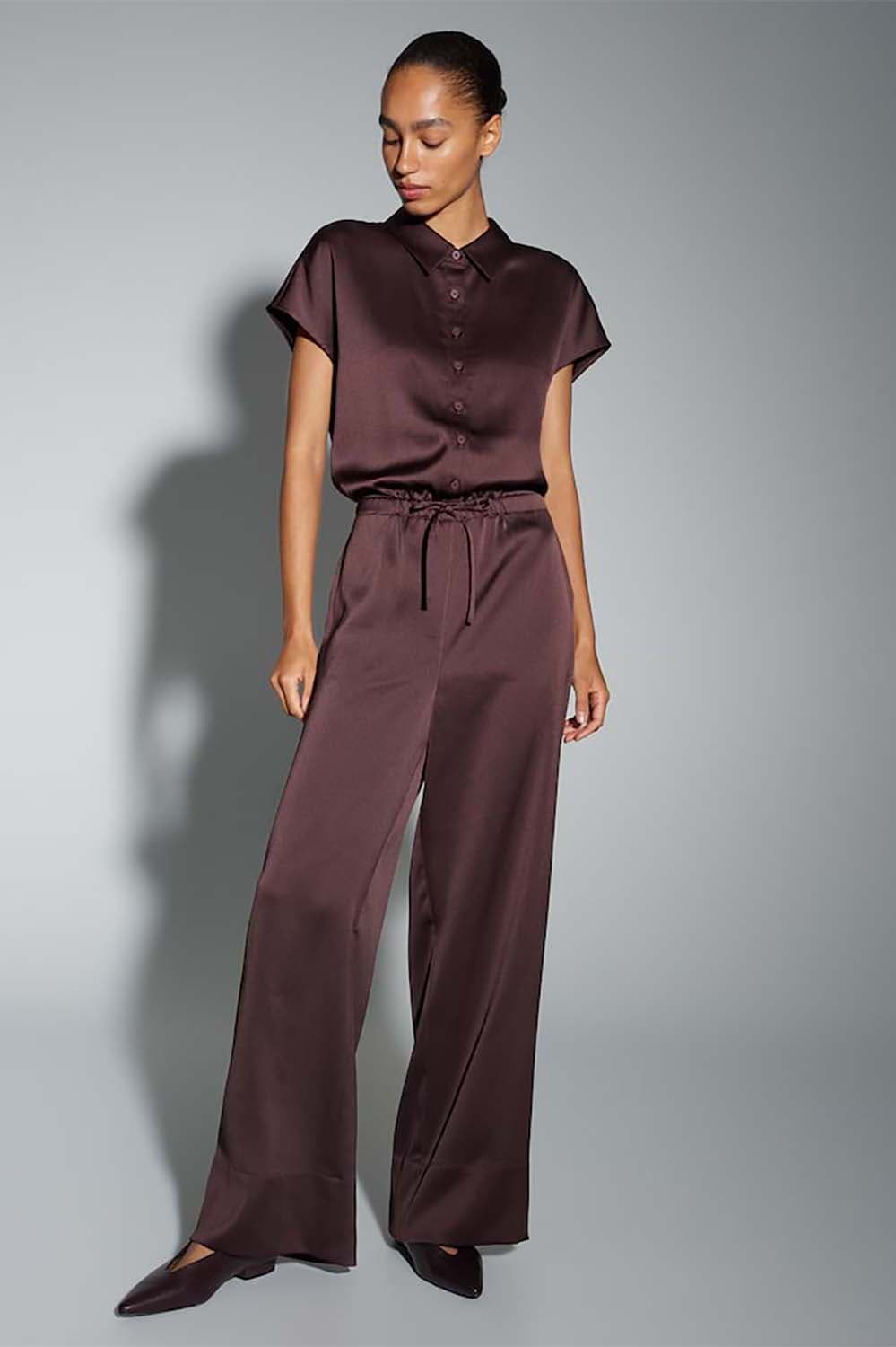 Opus Jumpsuit Mendie Night Bordeaux Rood