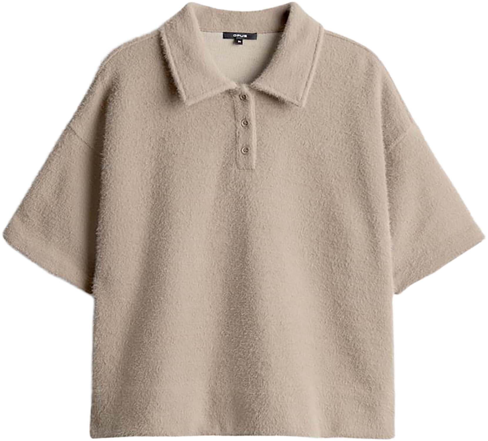 Opus Poloshirt Geludi Taupe
