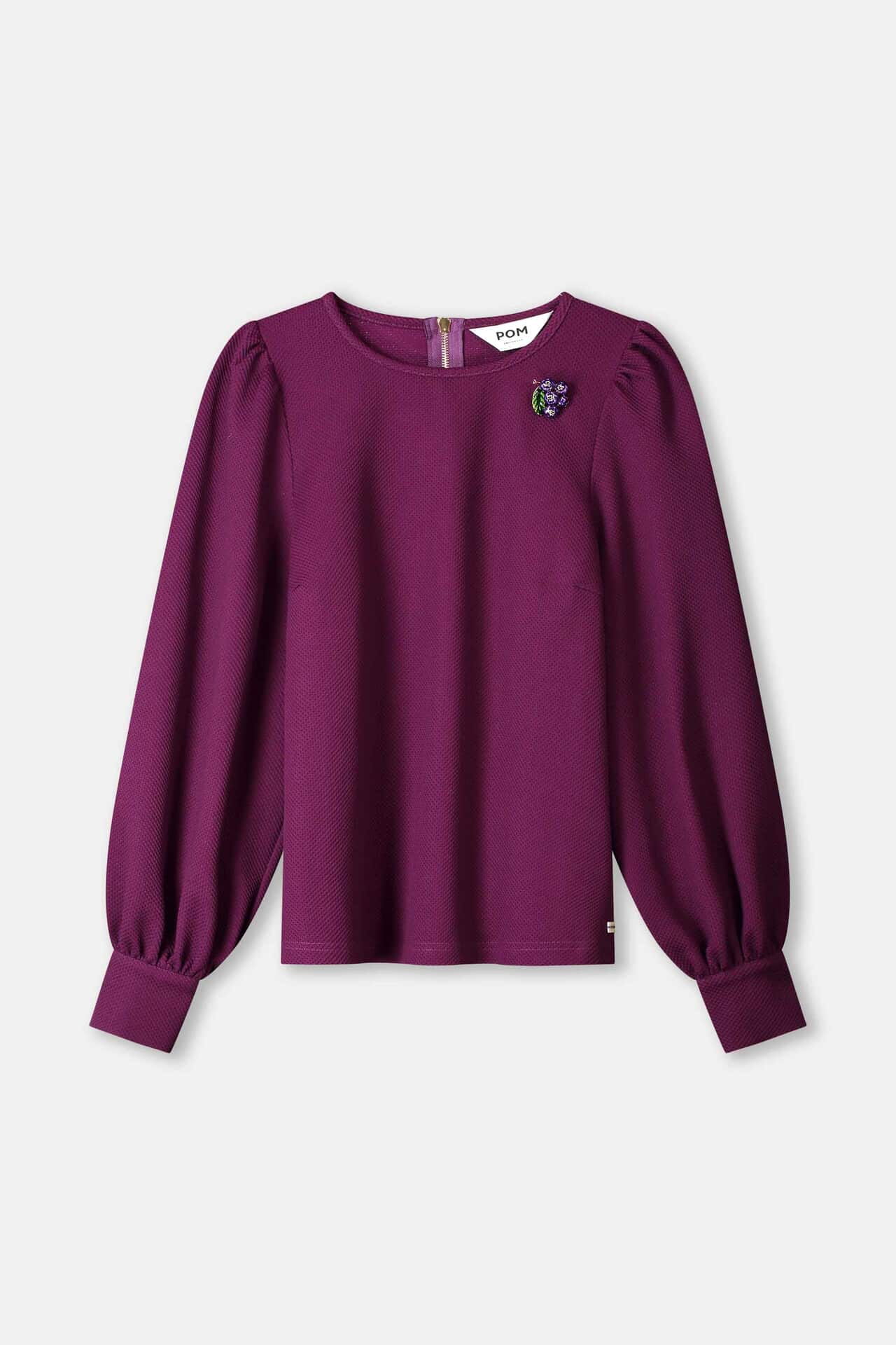 Pom Amsterdam Top Kae Plum Paars