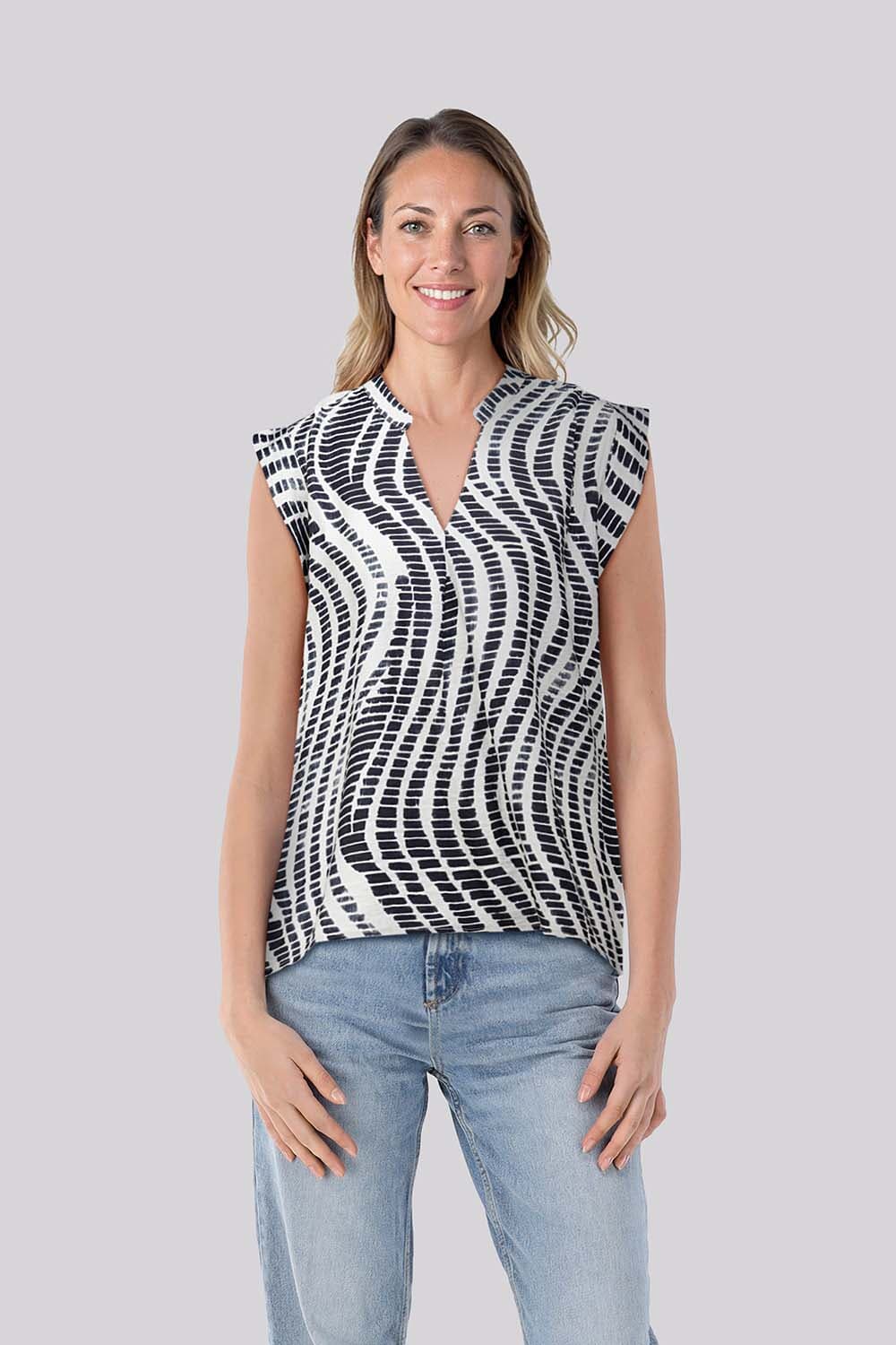 Zoso T-shirt Fleur Blauw