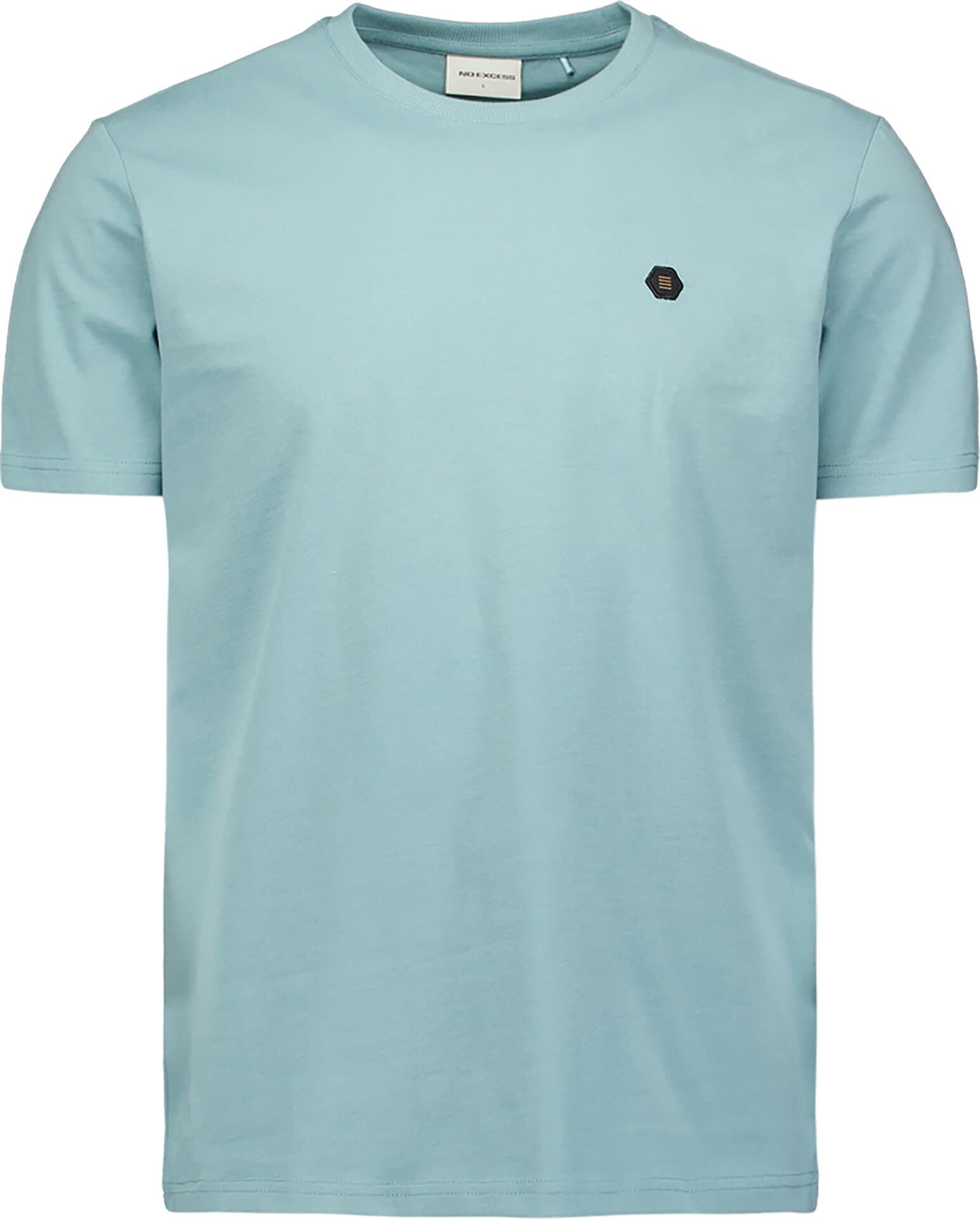 No Excess T-Shirt Crewneck Peached Blauw