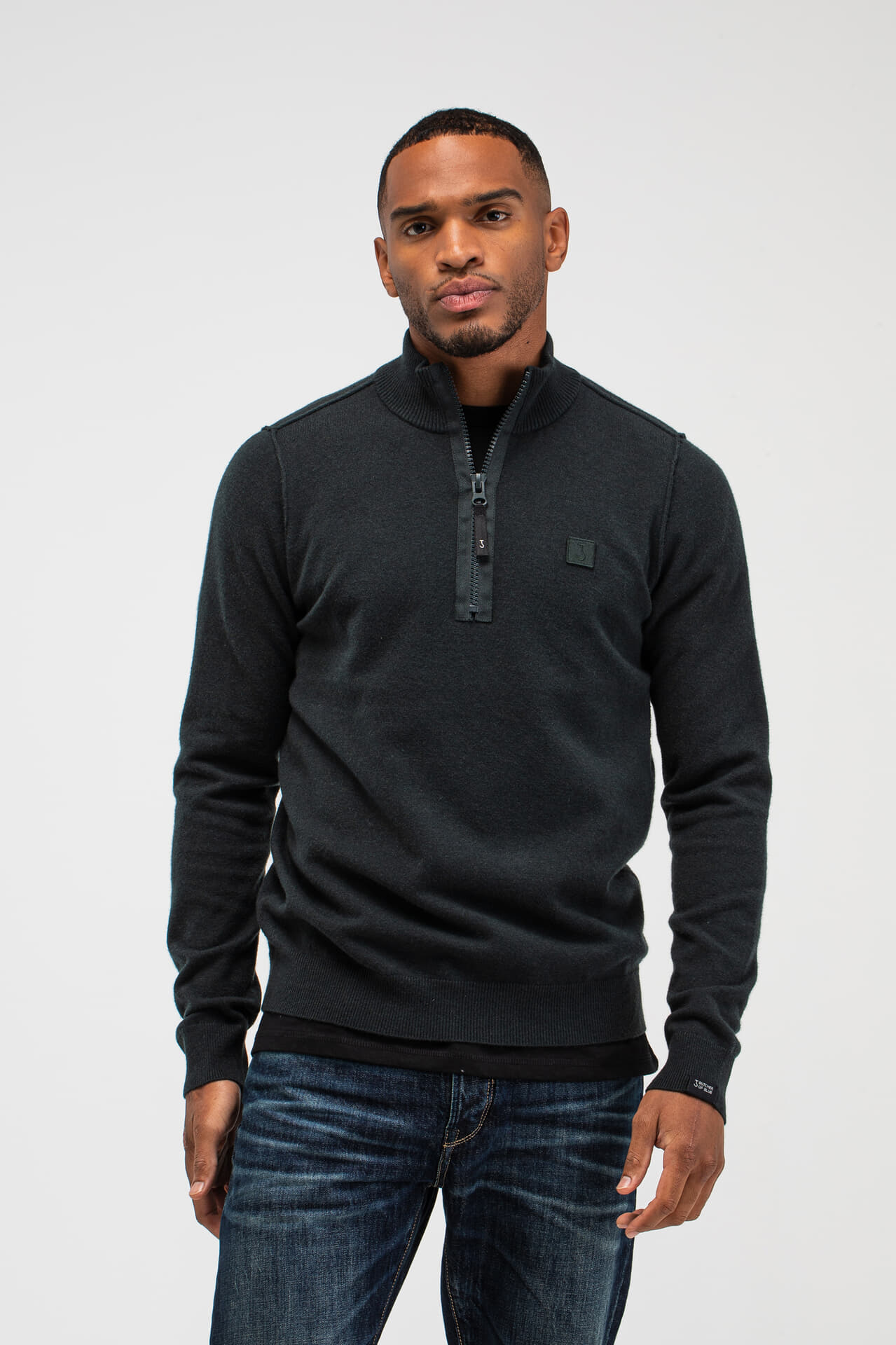 Butcher Of Blue Halfzip-trui Clifden Groen