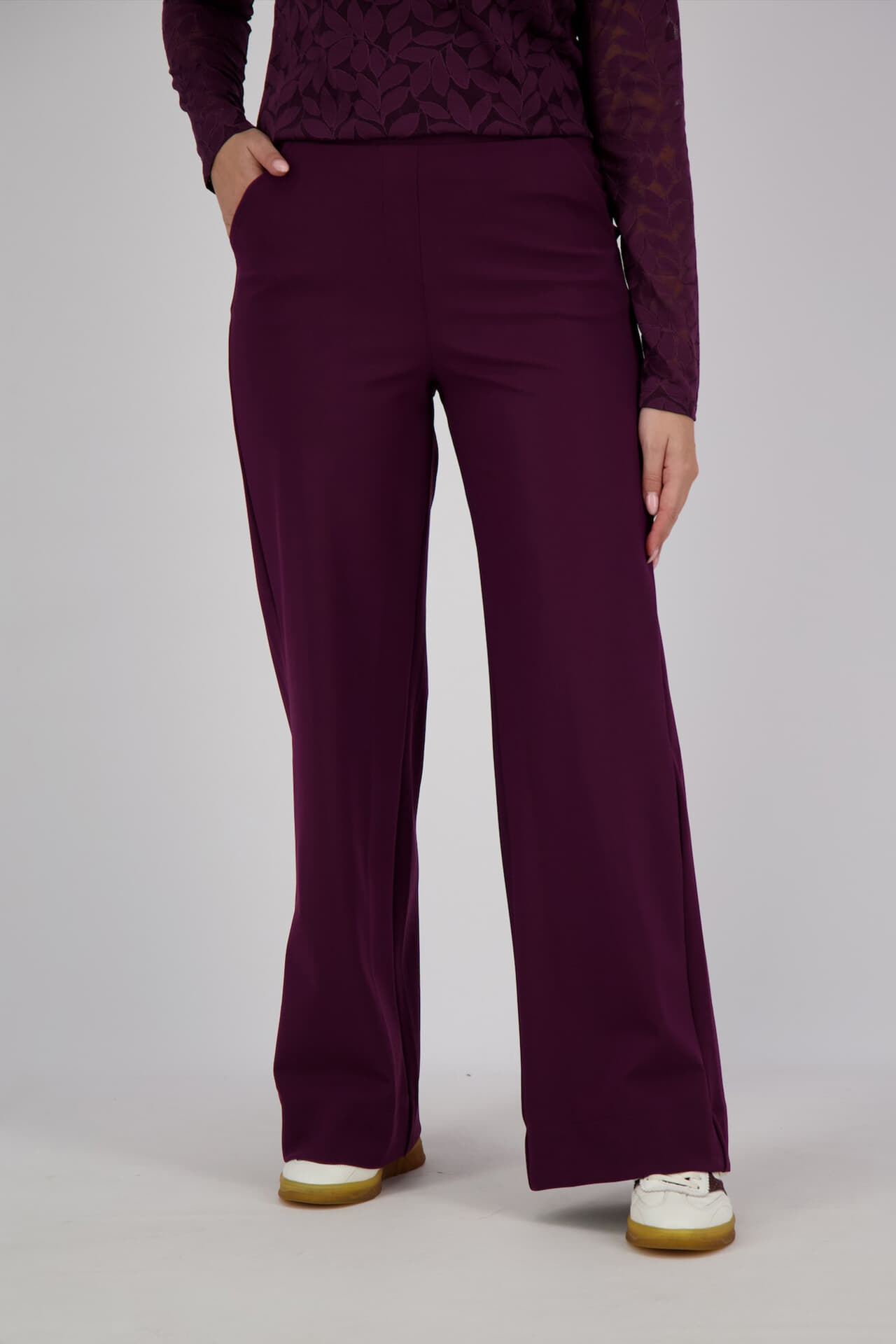 Studio Anneloes Pantalon Lexie bonded Paars