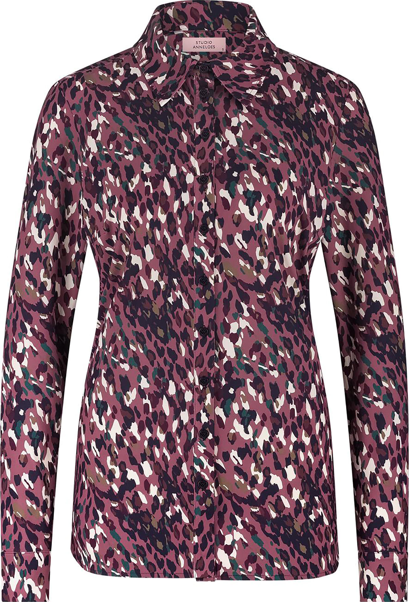 Studio Anneloes Blouse Poppy leopard Off White