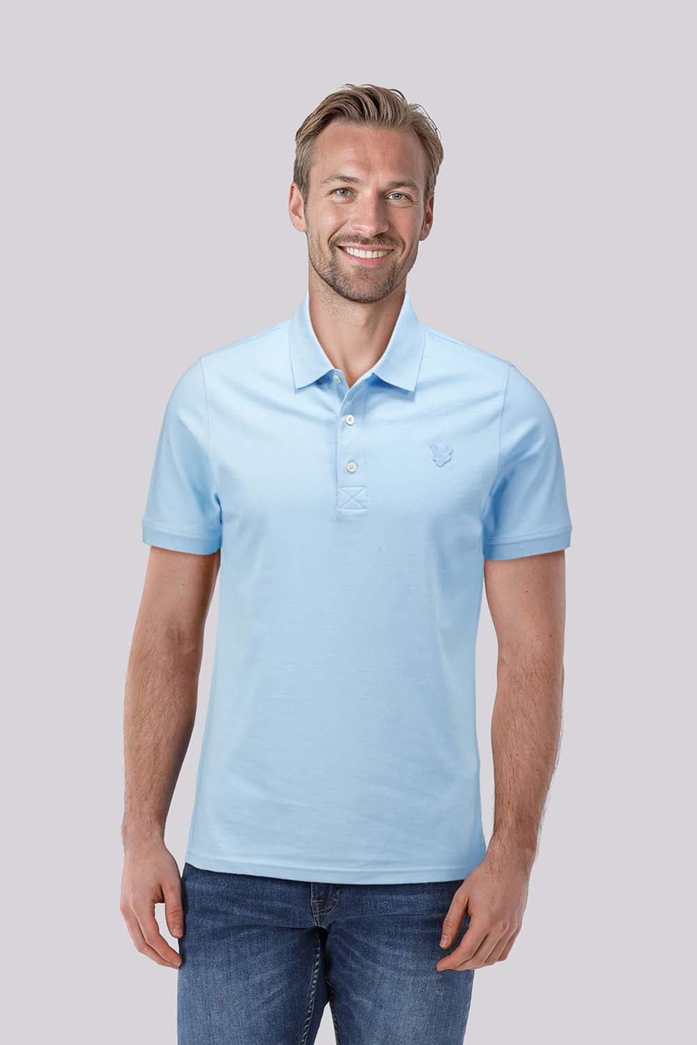 Lyle & Scott Polo Tonal Blauw