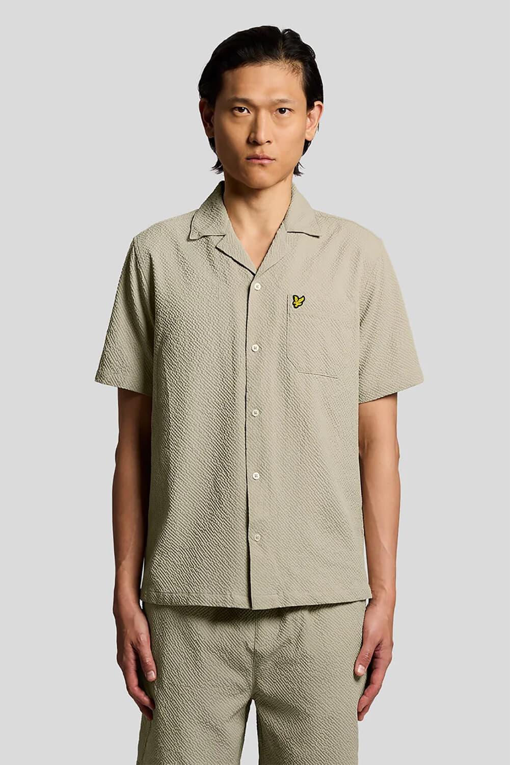 Lyle & Scott Overhemd Kaki