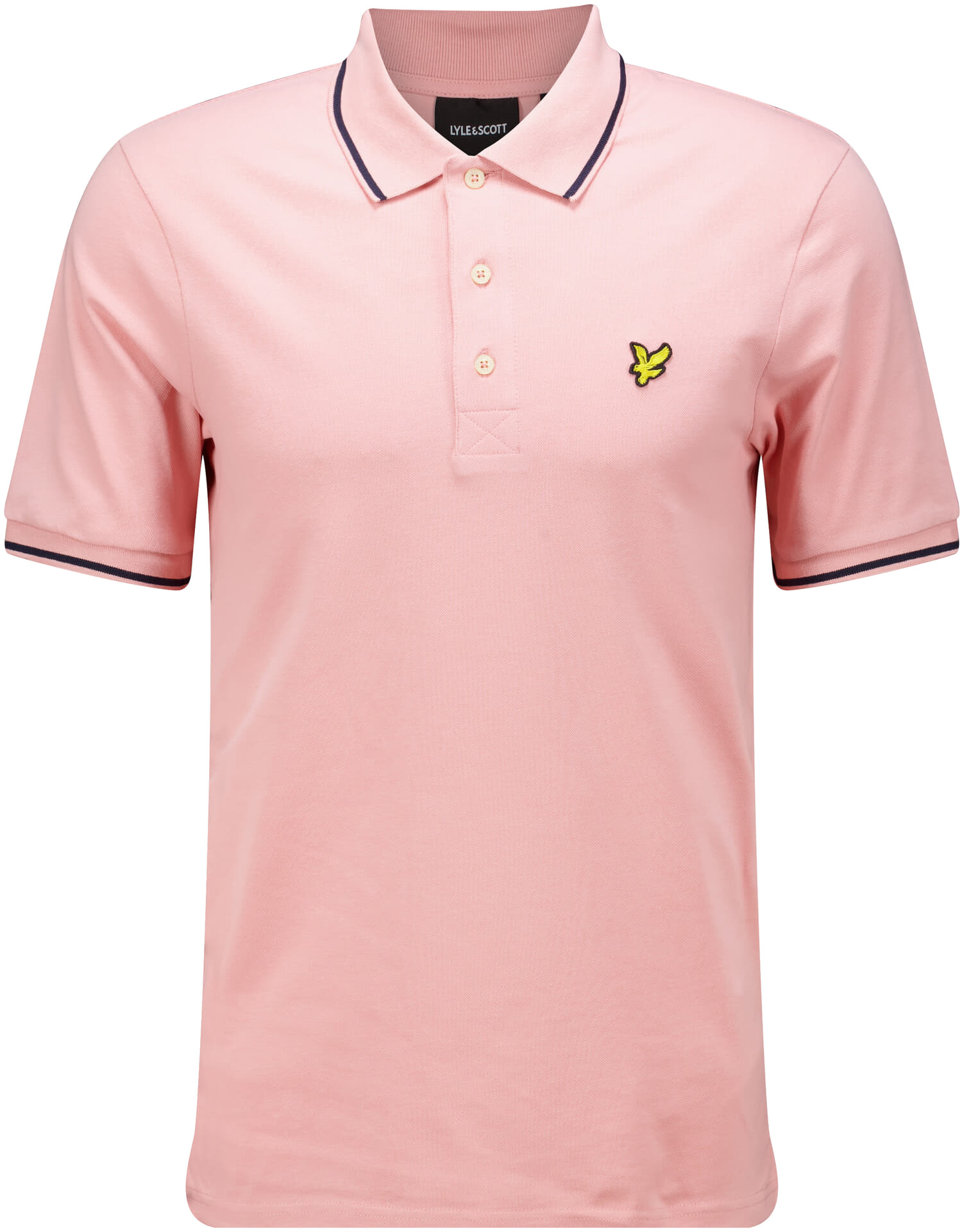 Lyle & Scott polo tipped Roze