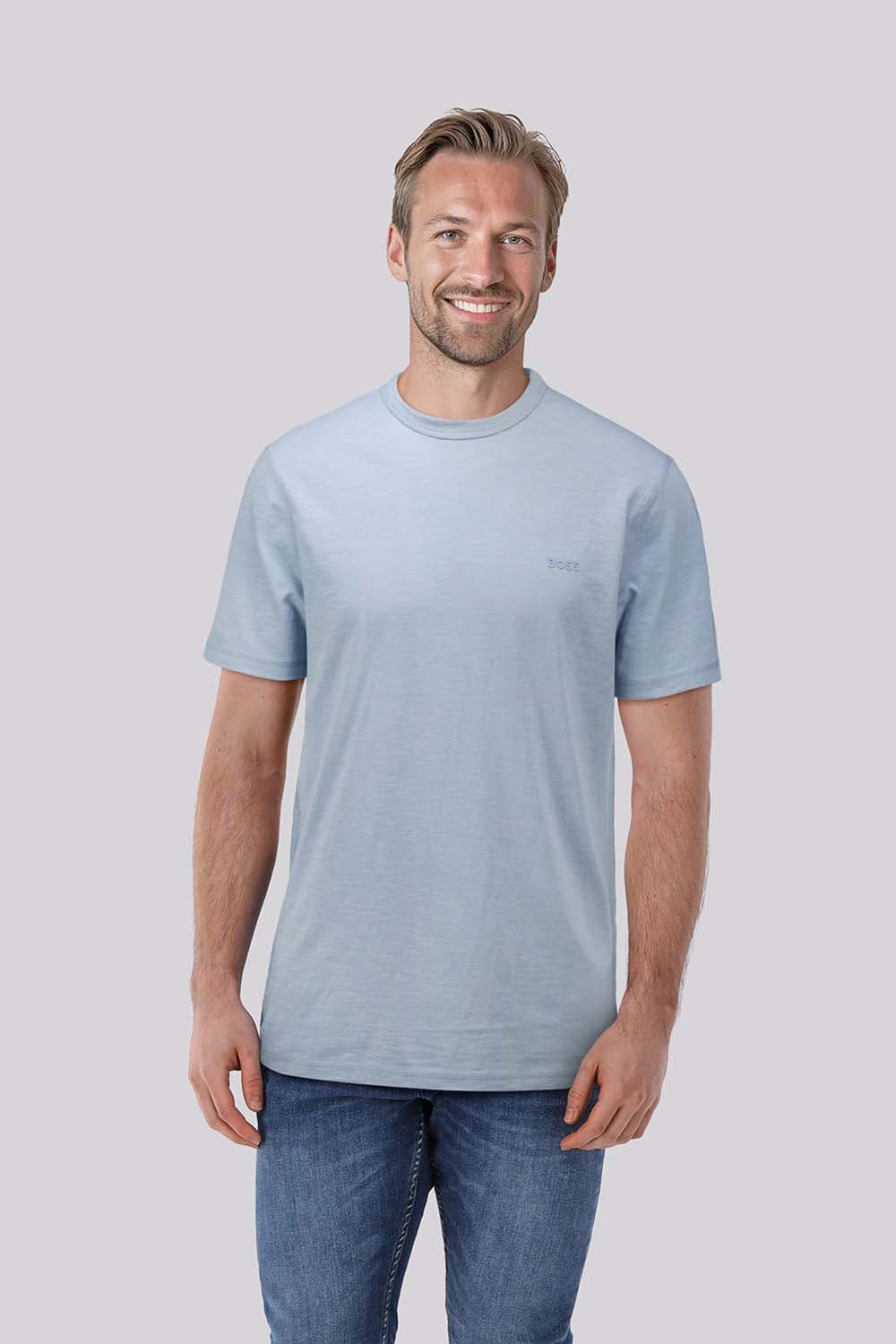 Boss Orange T-shirt Tegood Blauw