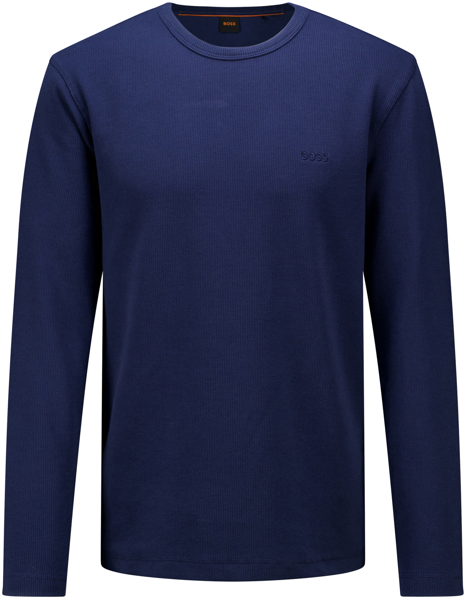Boss Orange Longsleeve Tempesto Blauw