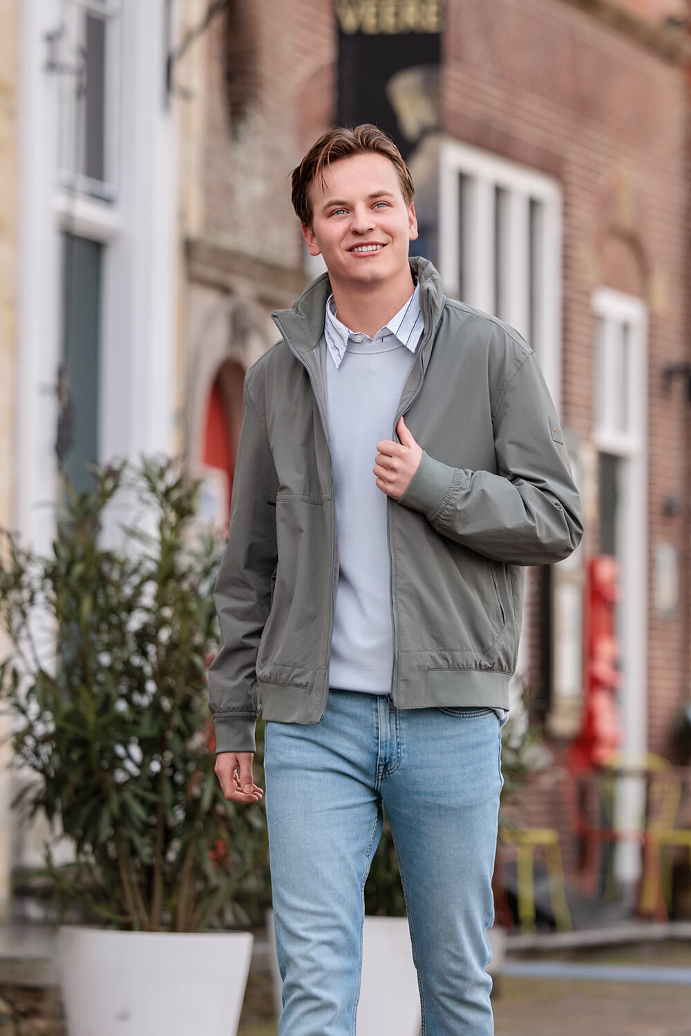 Boss Orange Jas Okri Grijs