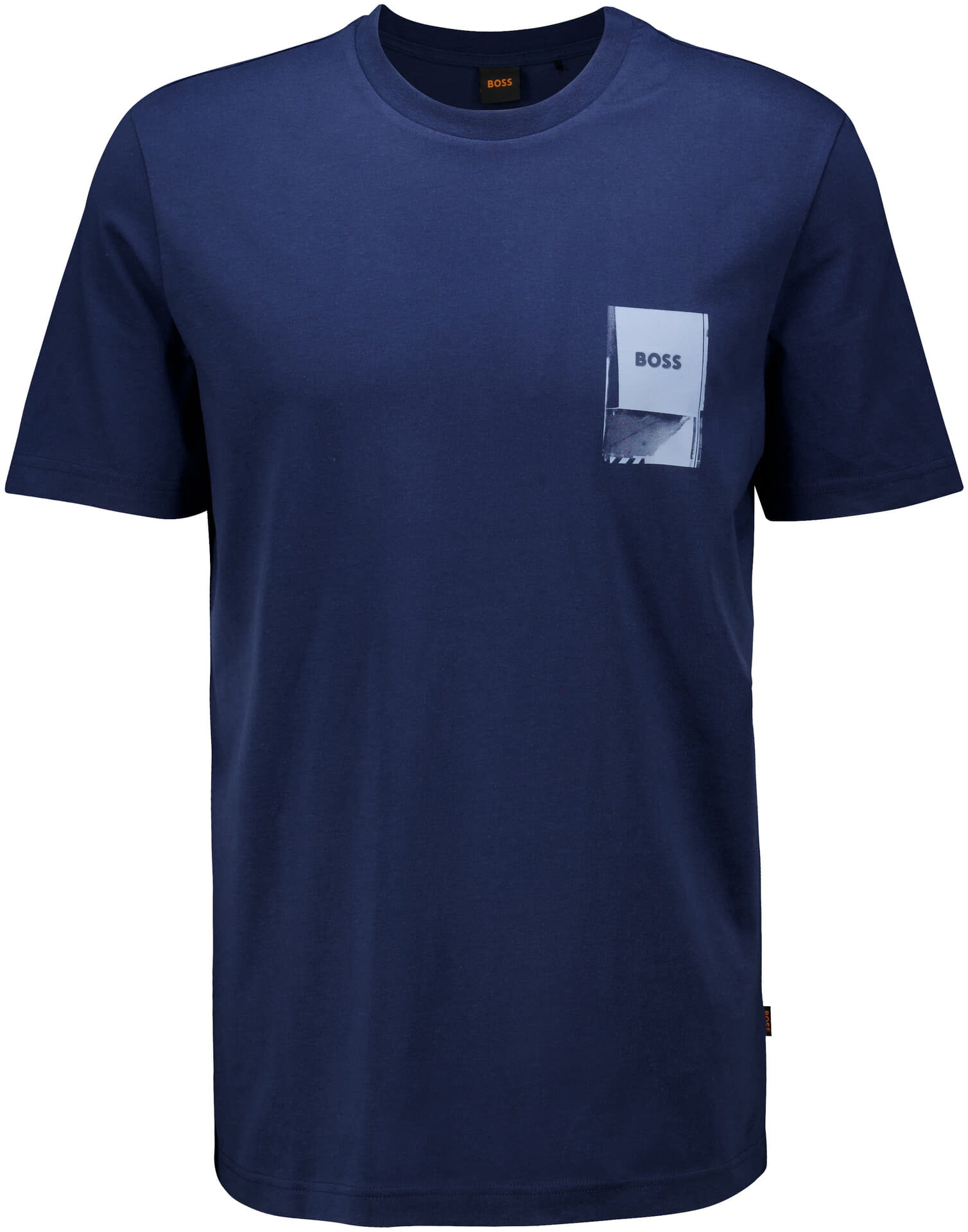 Boss Orange T-shirt Te_Plain Blauw