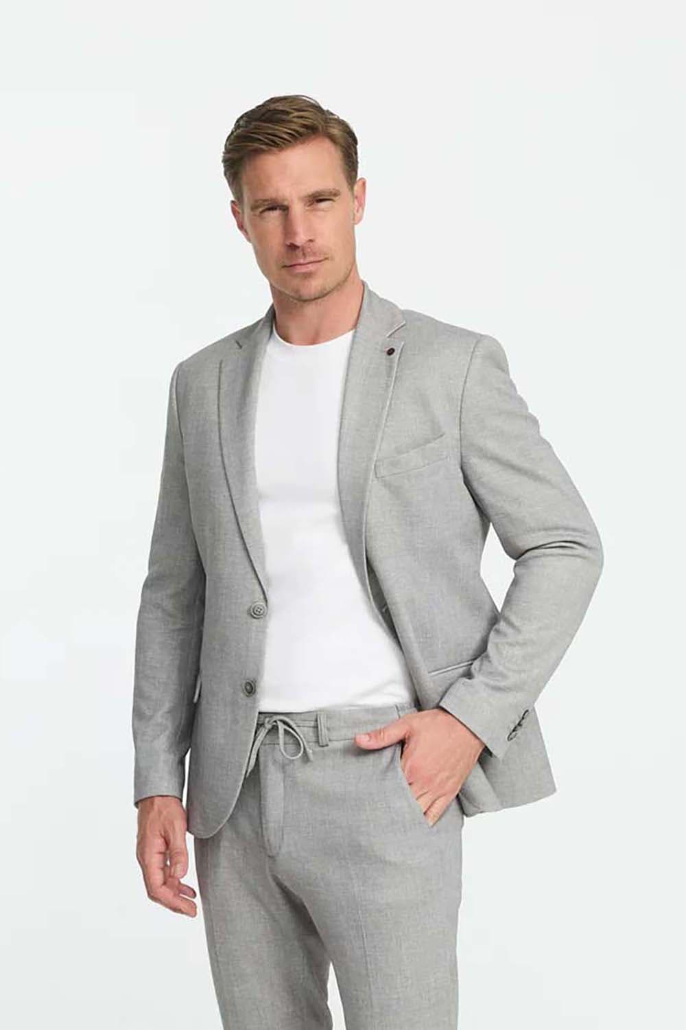 Zuitable Blazer Dinick  Grijs