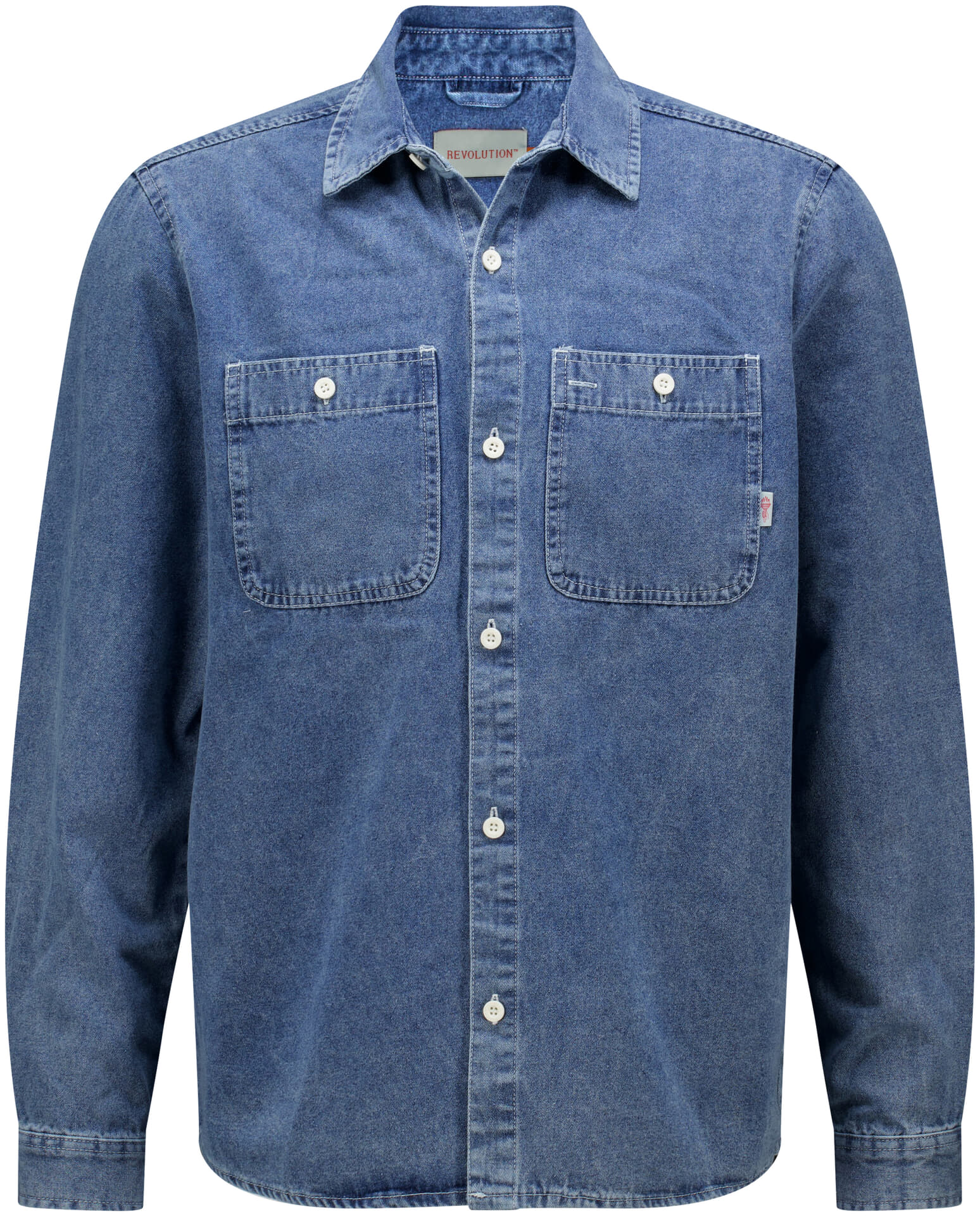 Revolution Overshirt Worker Denim Jeans Light