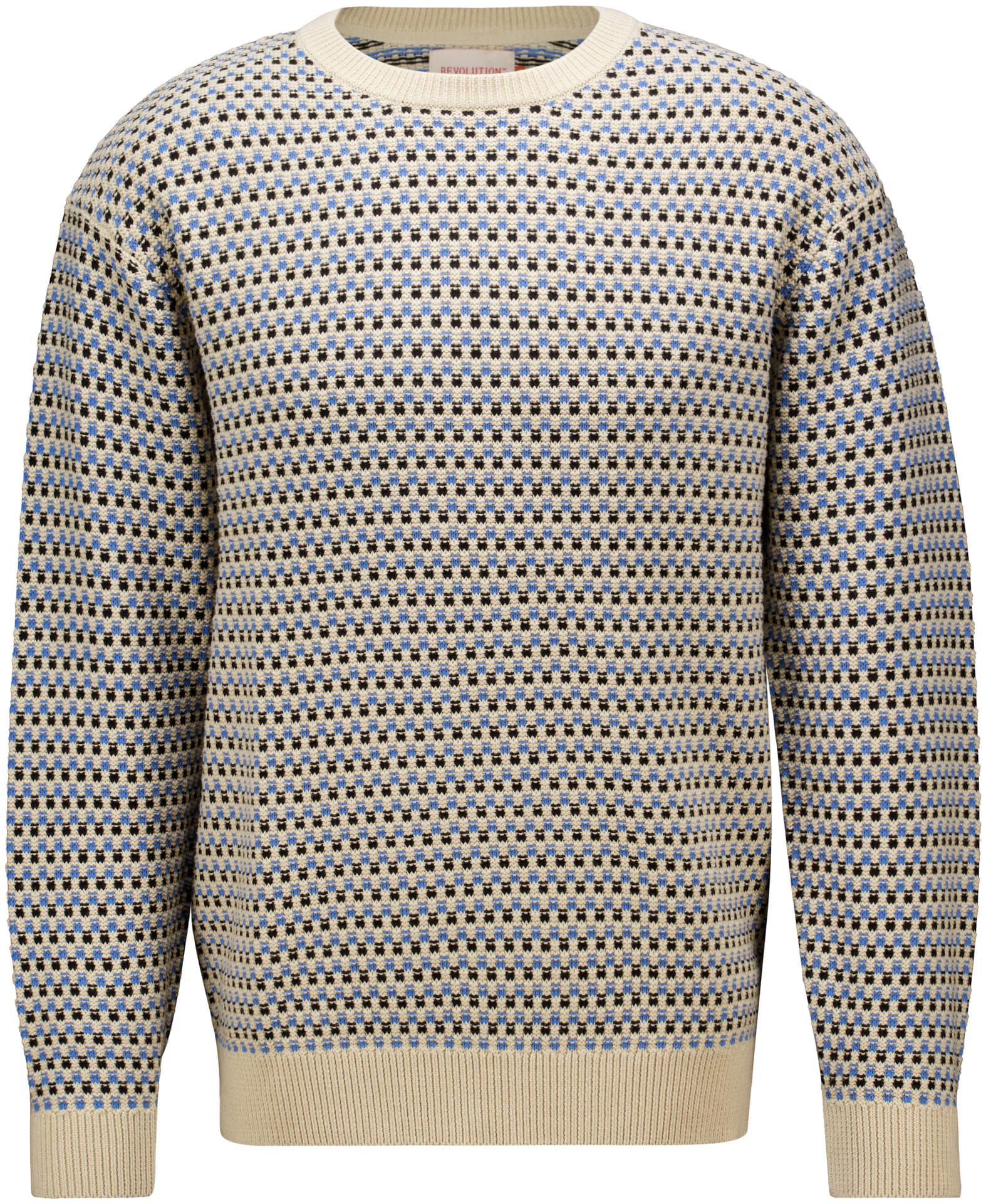 Revolution Gebreide Trui Blauw