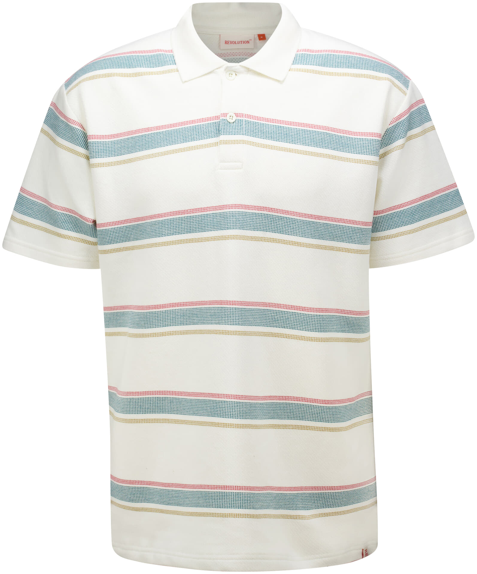 Revolution Poloshirt Loose  Off White