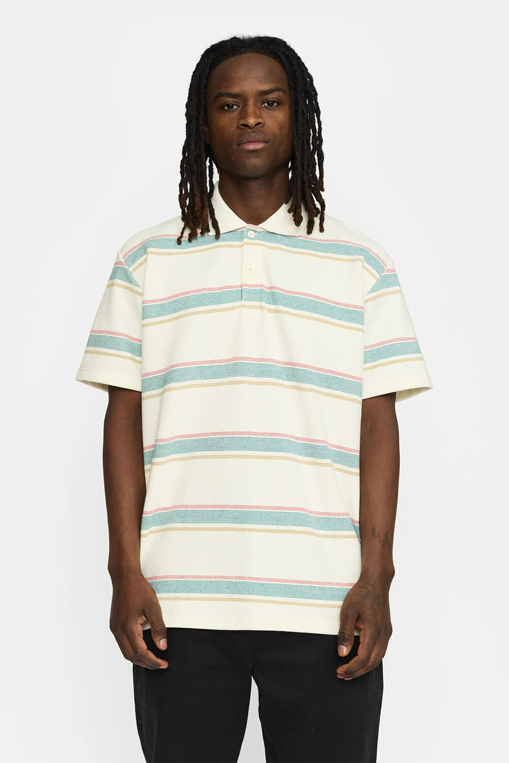 Revolution Loose Poloshirt Off White