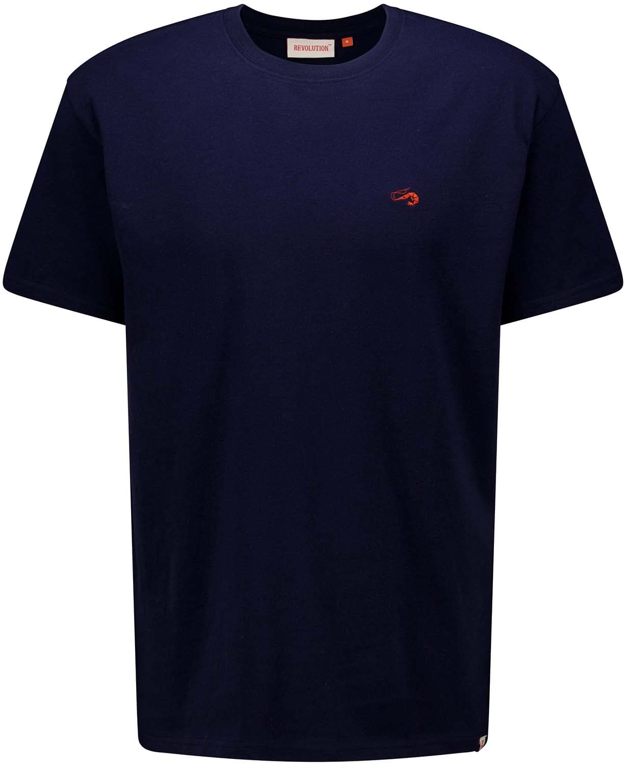 Revolution T-shirt Loose Fit Navy