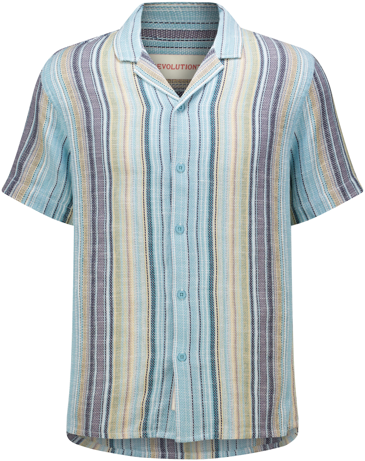 Revolution Overhemd Cuban Blauw