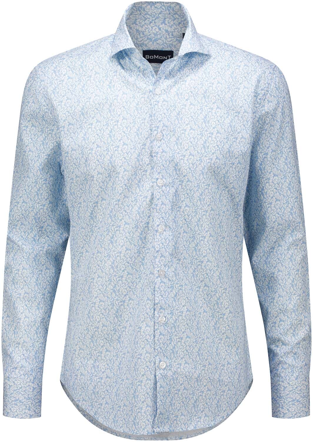 Bomont Overhemd Thijn Flower Blauw