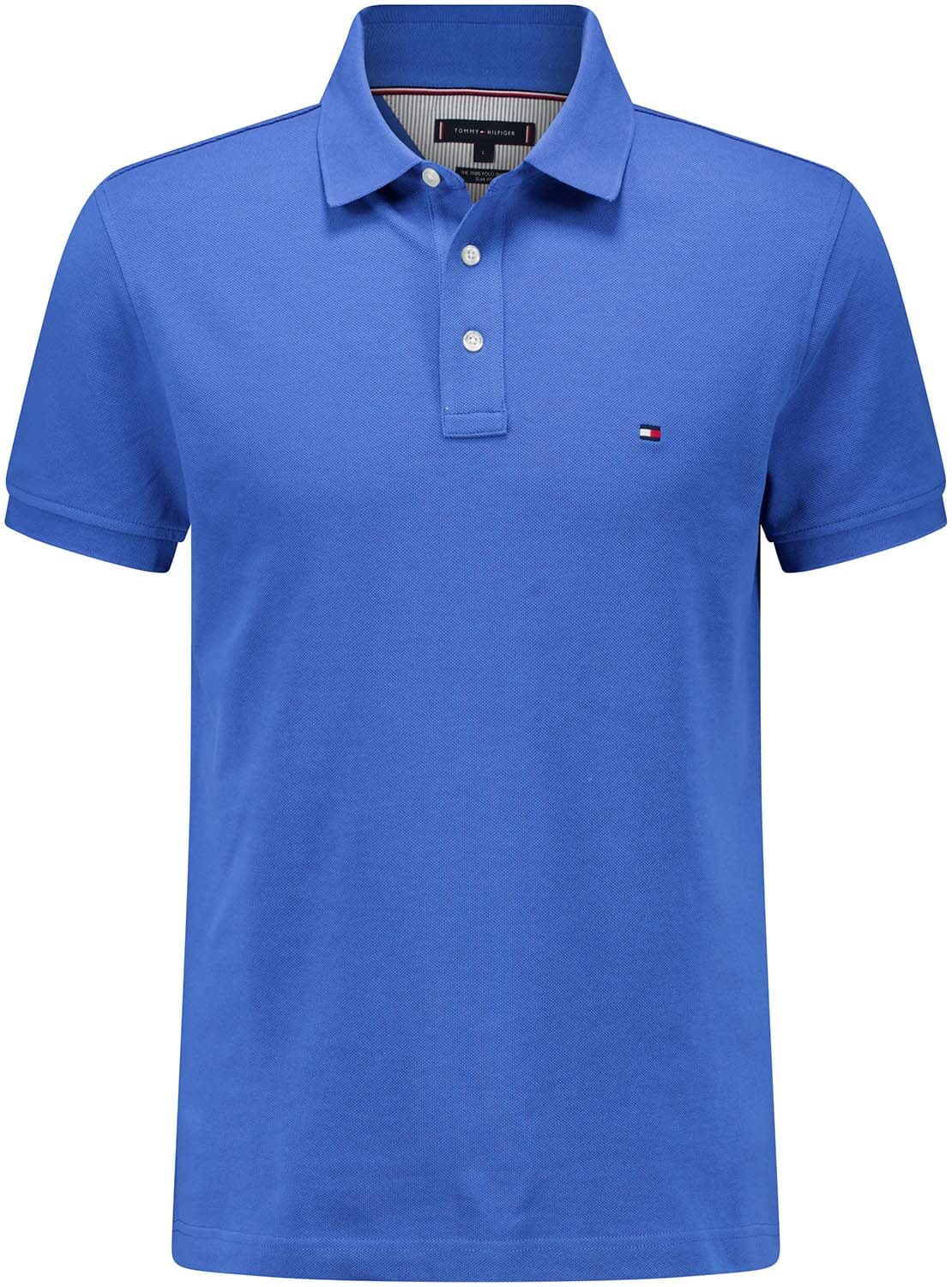 Tommy Hilfiger Polo Kobalt Blauw