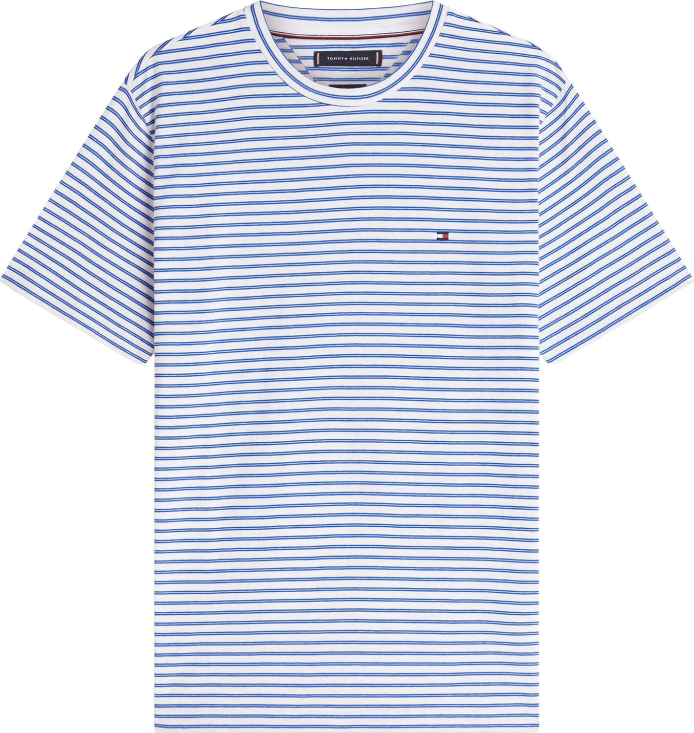 Tommy Hilfiger T-shirt Seasonal Stripe Blauw
