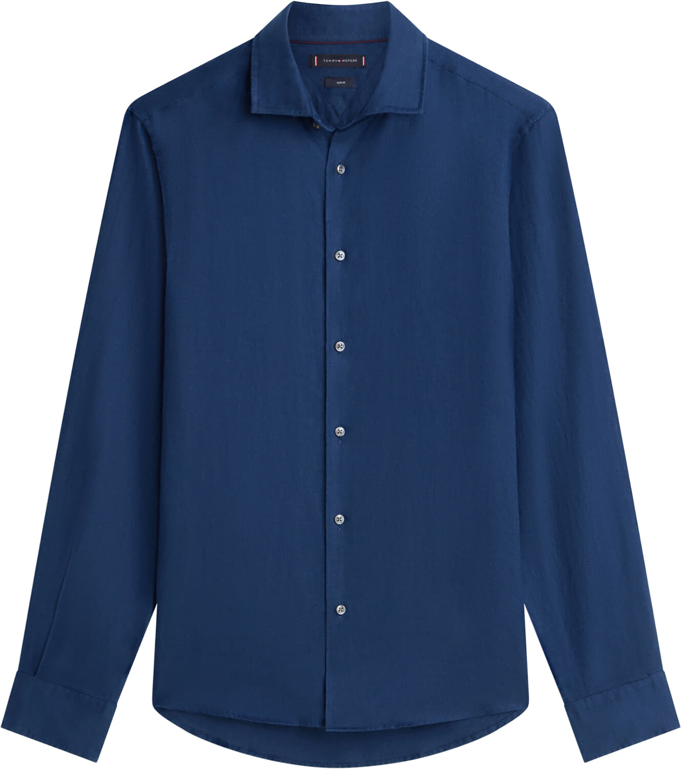 Tommy Hilfiger Overhemd Linnen Navy