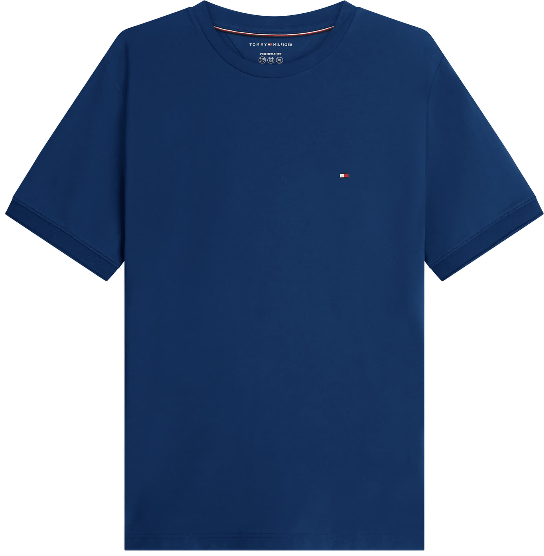 Tommy Hilfiger performance tipped tee Navy