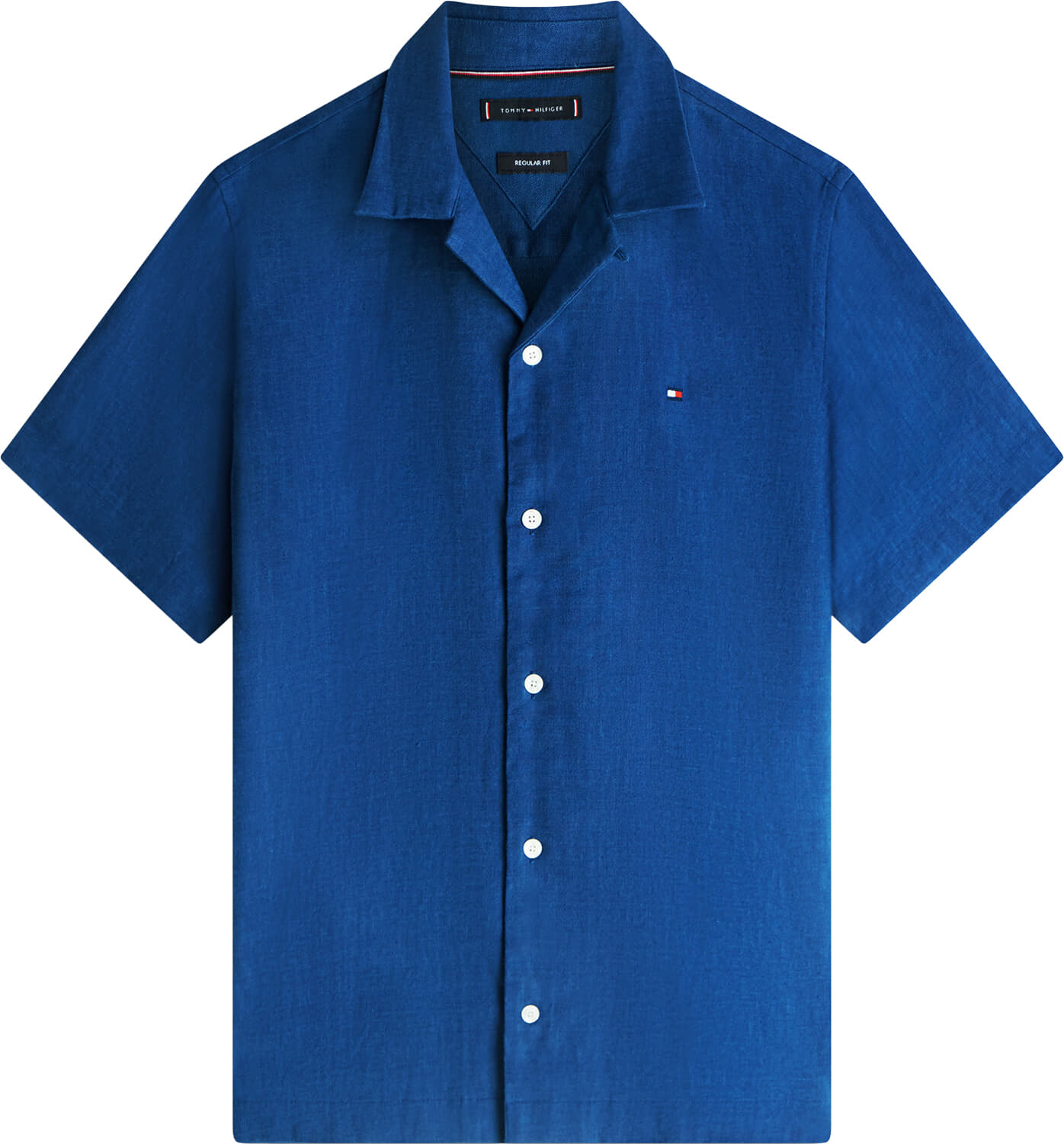 Tommy Hilfiger Overhemd sorona linnen Blauw