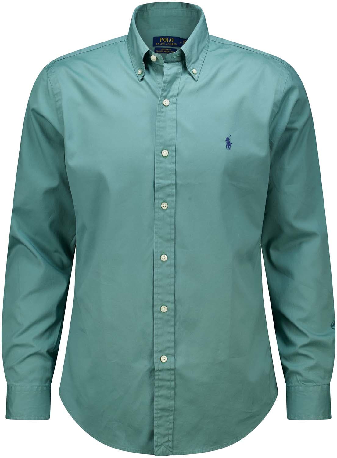 Polo Ralph Lauren Overhemd Twill Regular Fit  Groen