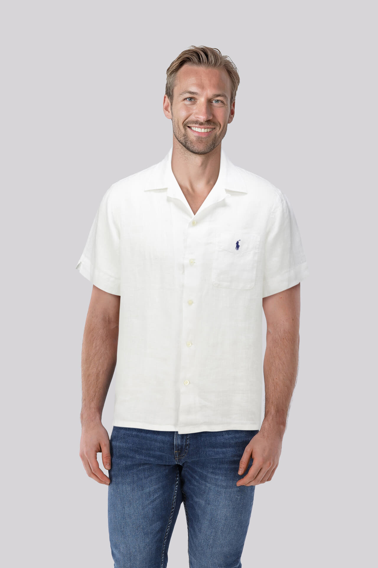 Polo Ralph Lauren Overhemd linen  Wit