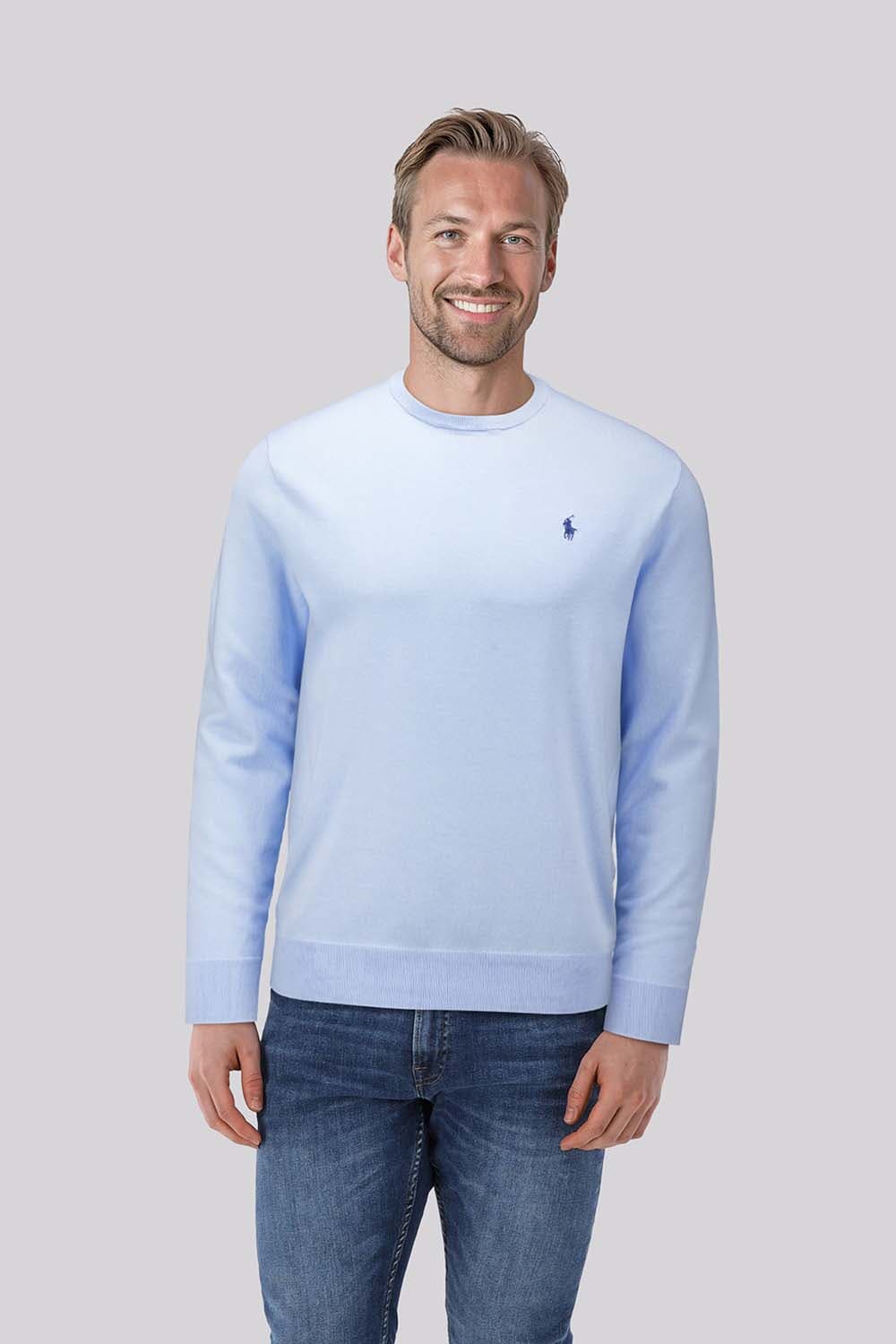 Polo Ralph Lauren Trui Kniited Crewneck Blauw