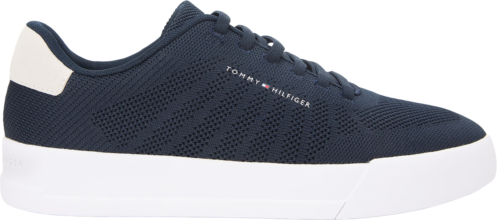 Tommy Hilfiger Schoenen Logo Knit Court Trainers Navy