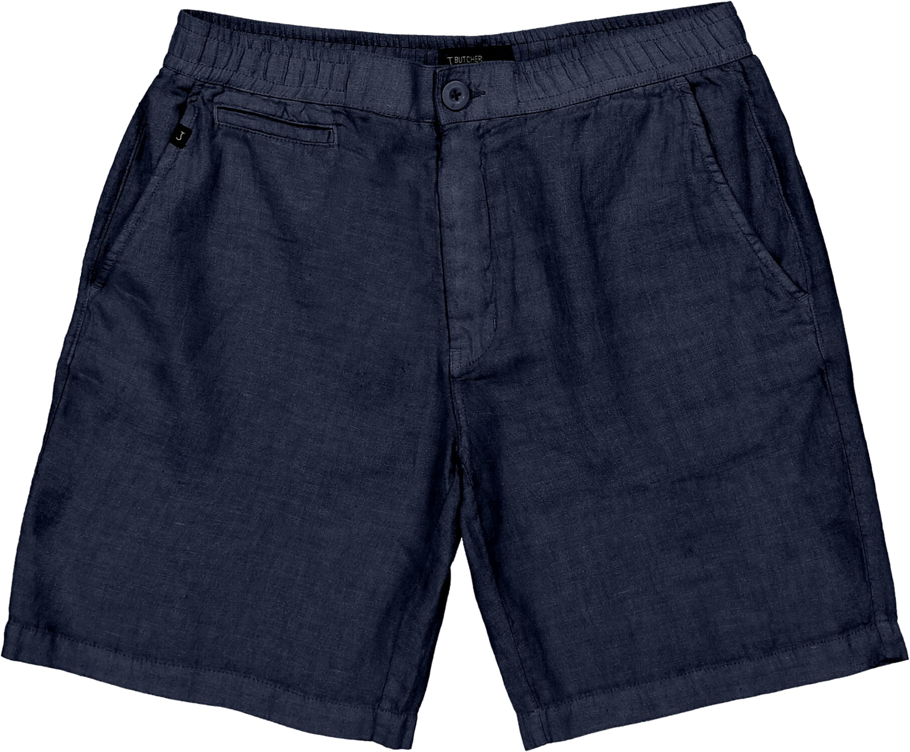 Butcher Of Blue Short Loner Linnen  Navy