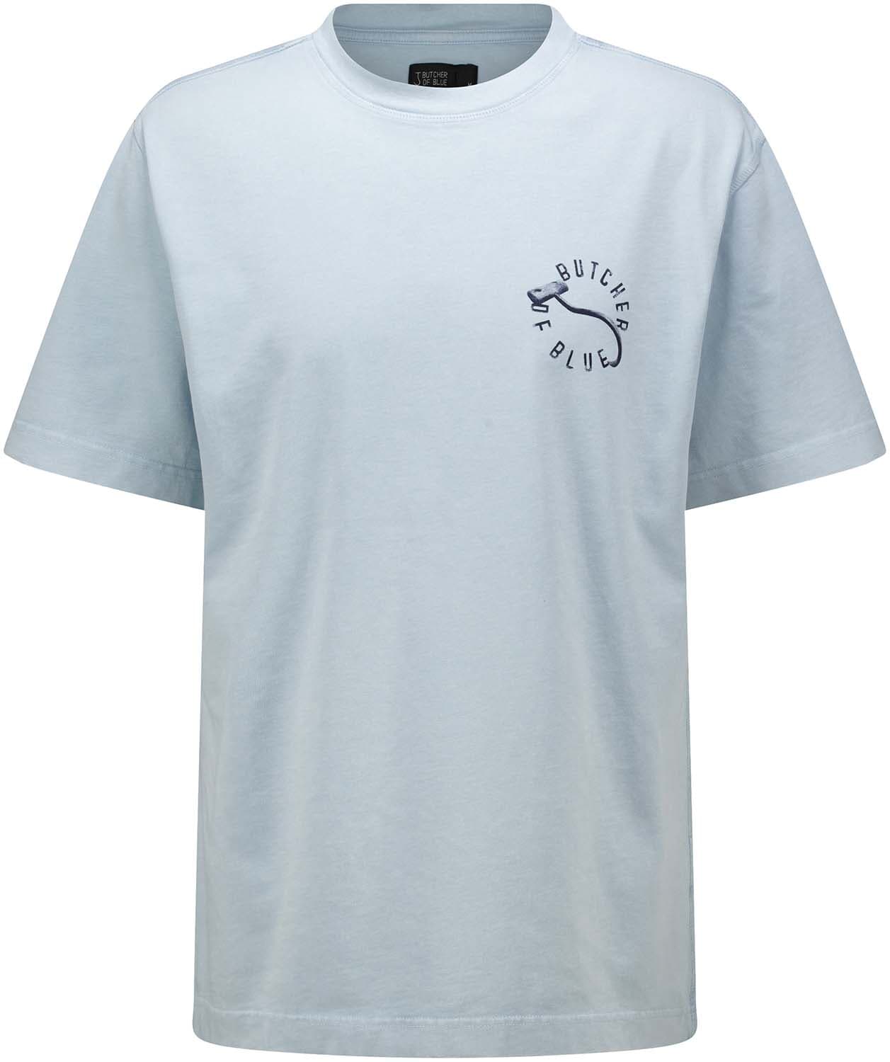 Butcher Of Blue T-shirt Hook Vintage Loose Navy