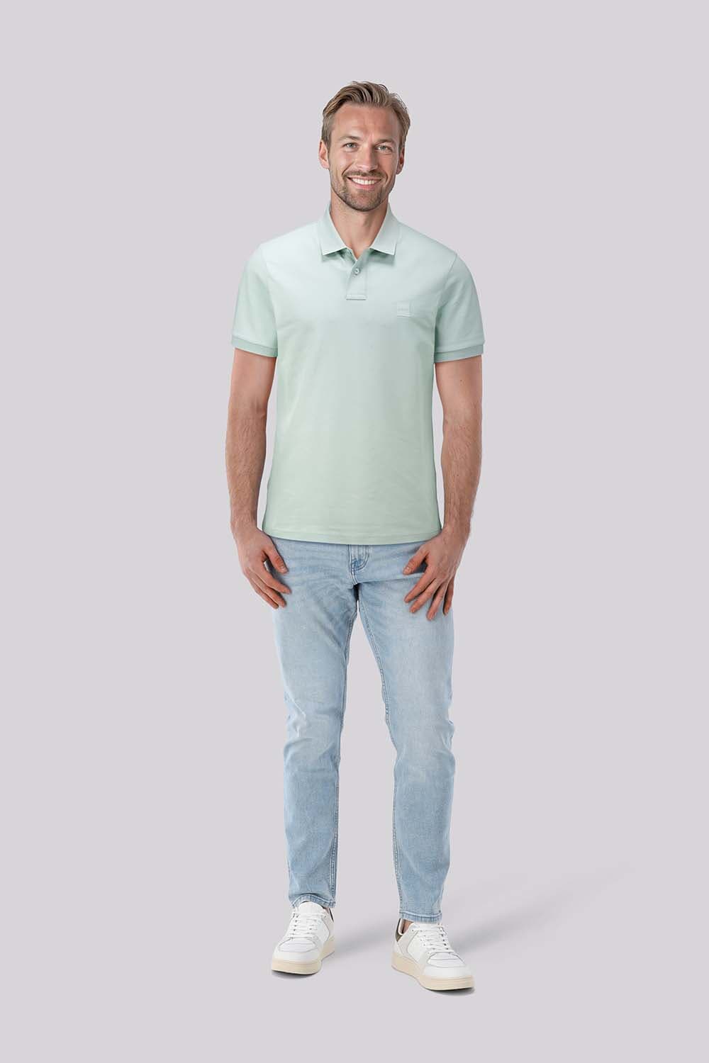 Boss Orange Polo Slim Fit  Passenger Aqua