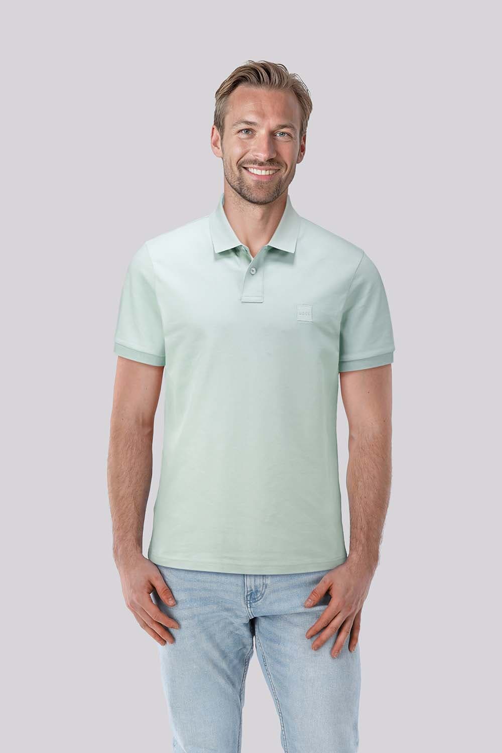 Boss Orange Polo Aqua