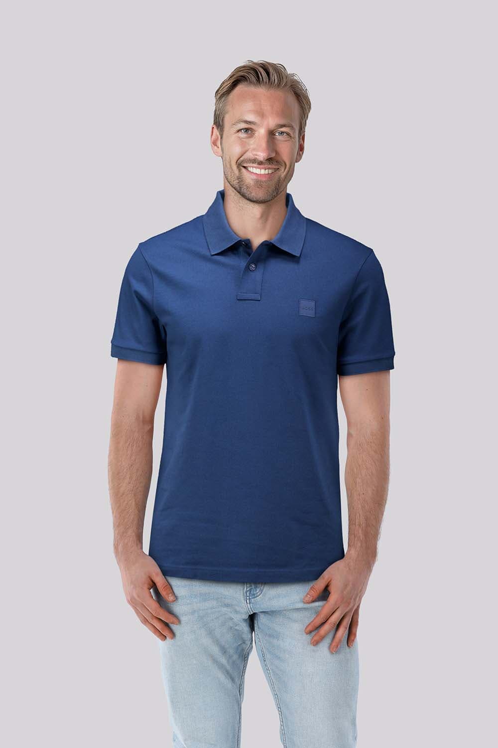 Boss Orange Polo Slim Fit  Passenger Navy