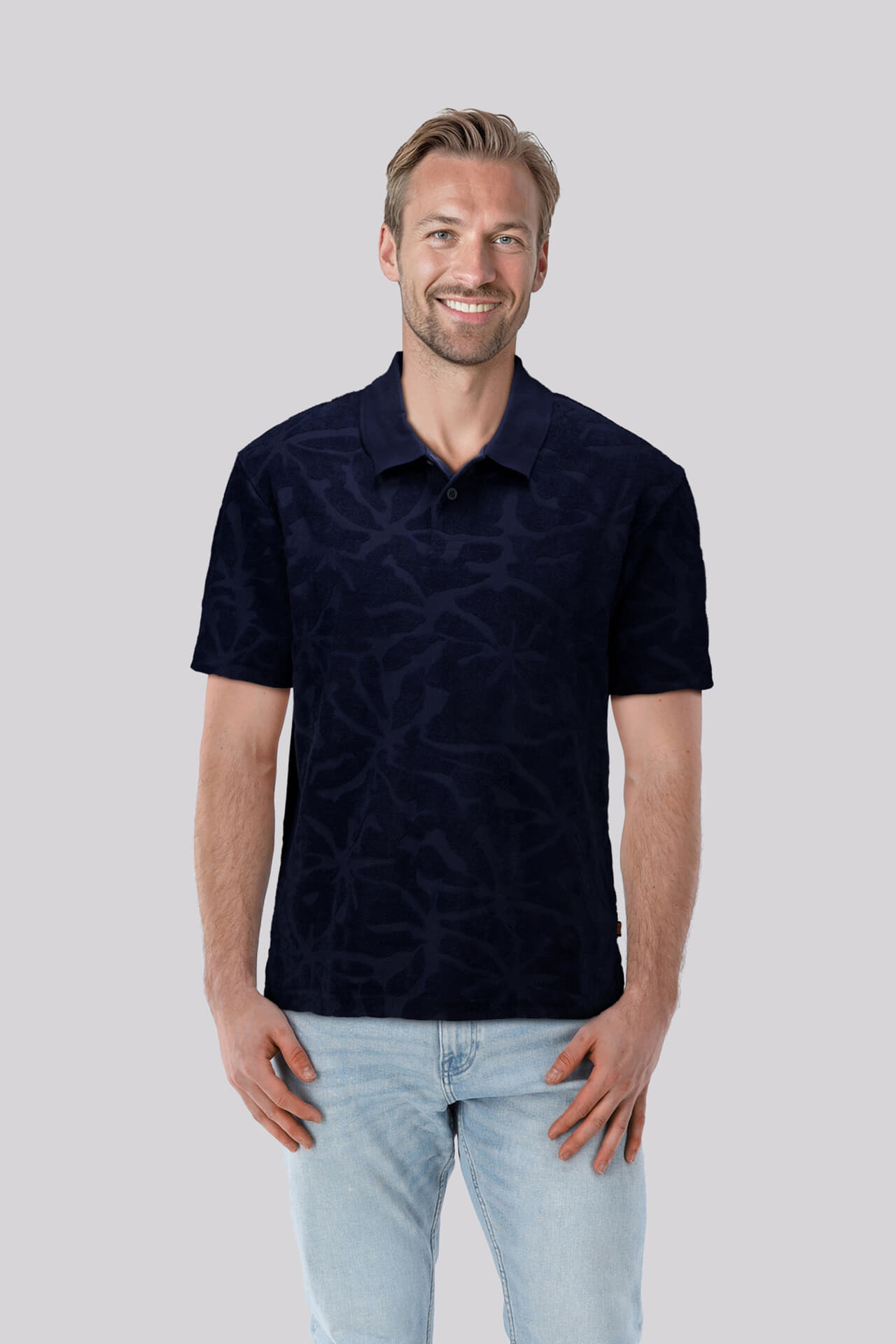 Boss Orange Polo Navy