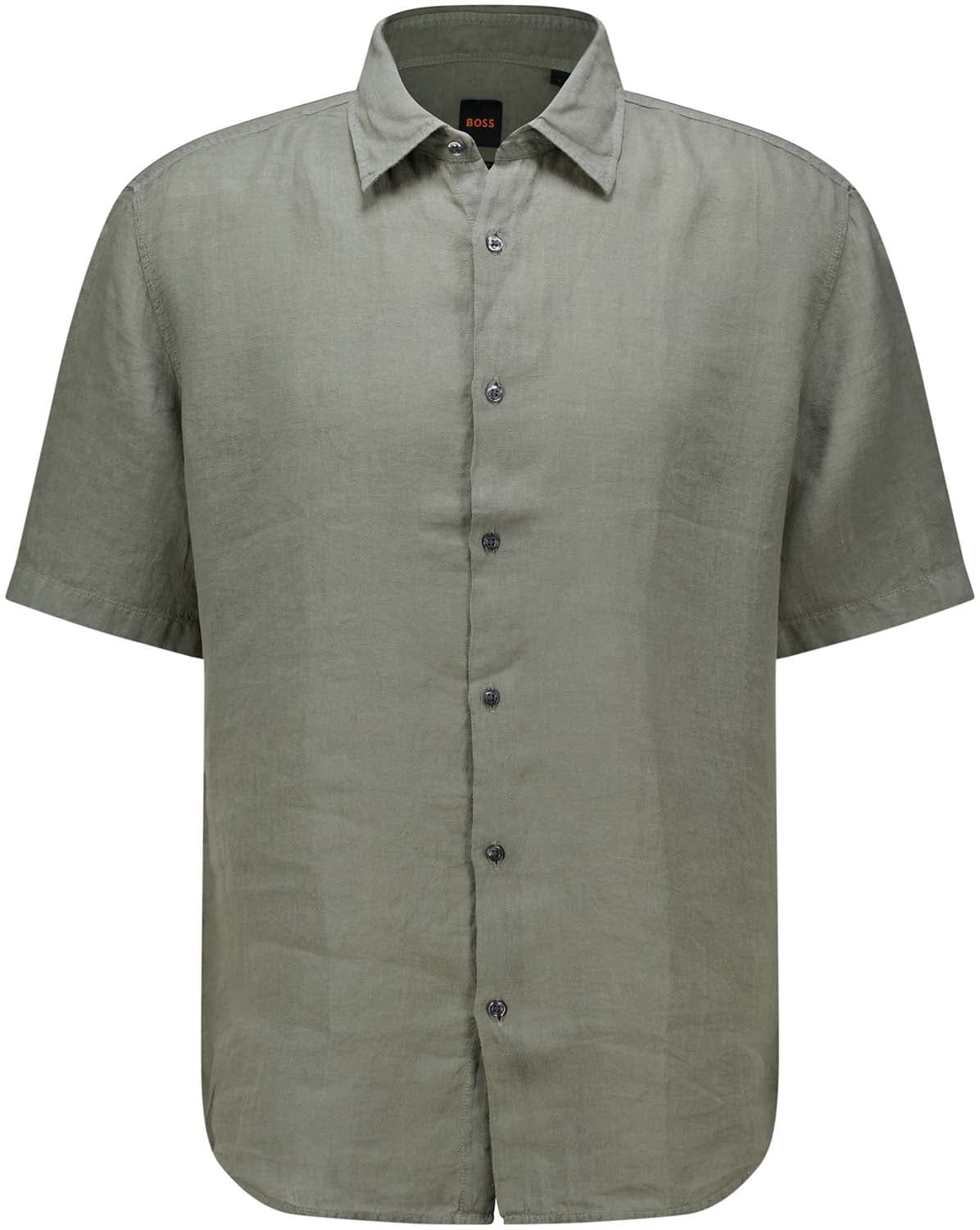 Boss Orange Overhemd Rash Grijs