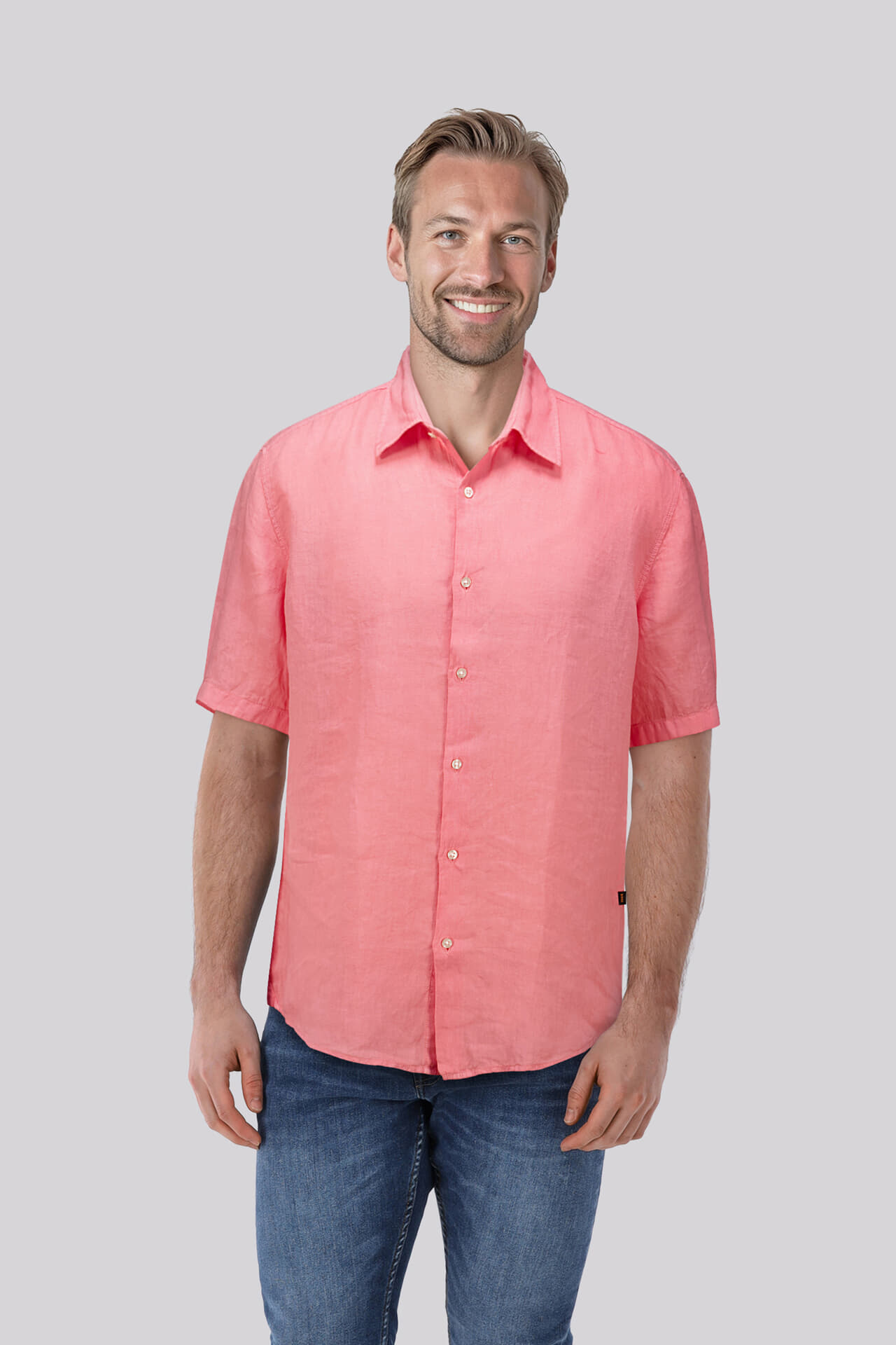 Boss Orange Overhemd Rash Rood