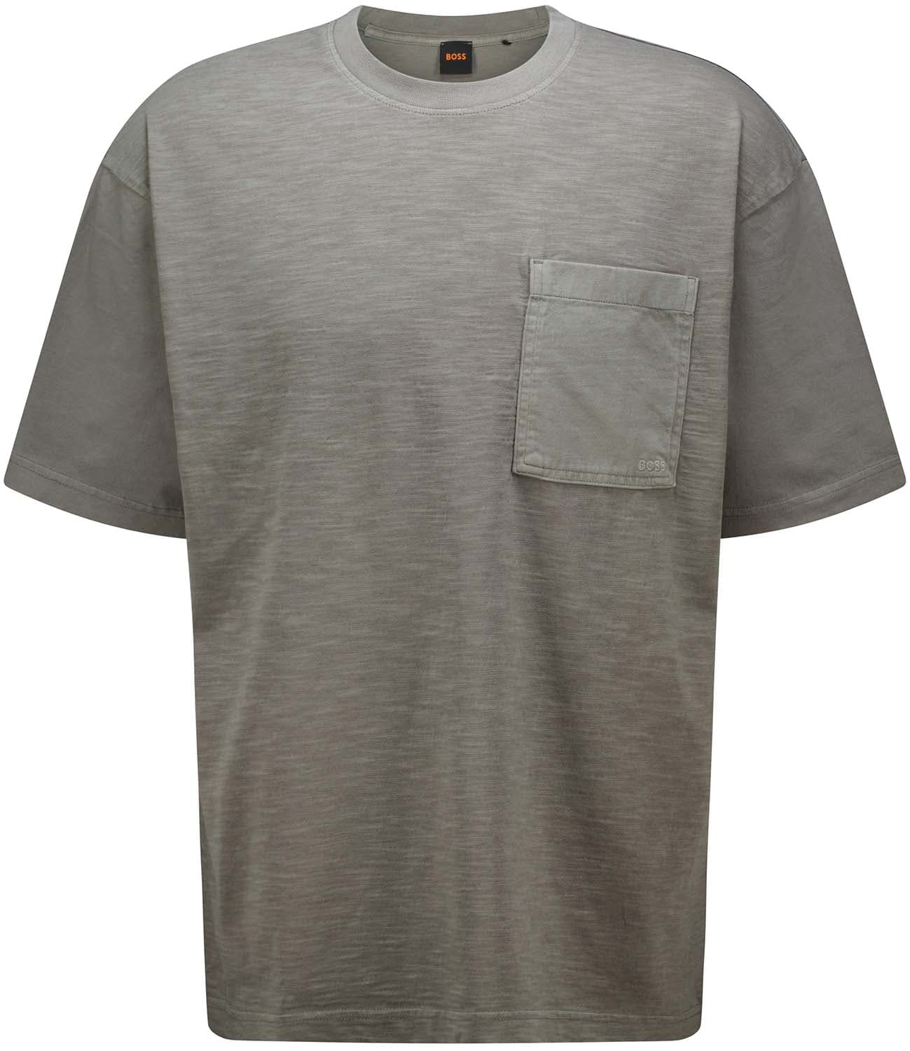 Boss Orange T-shirt Laser Grijs