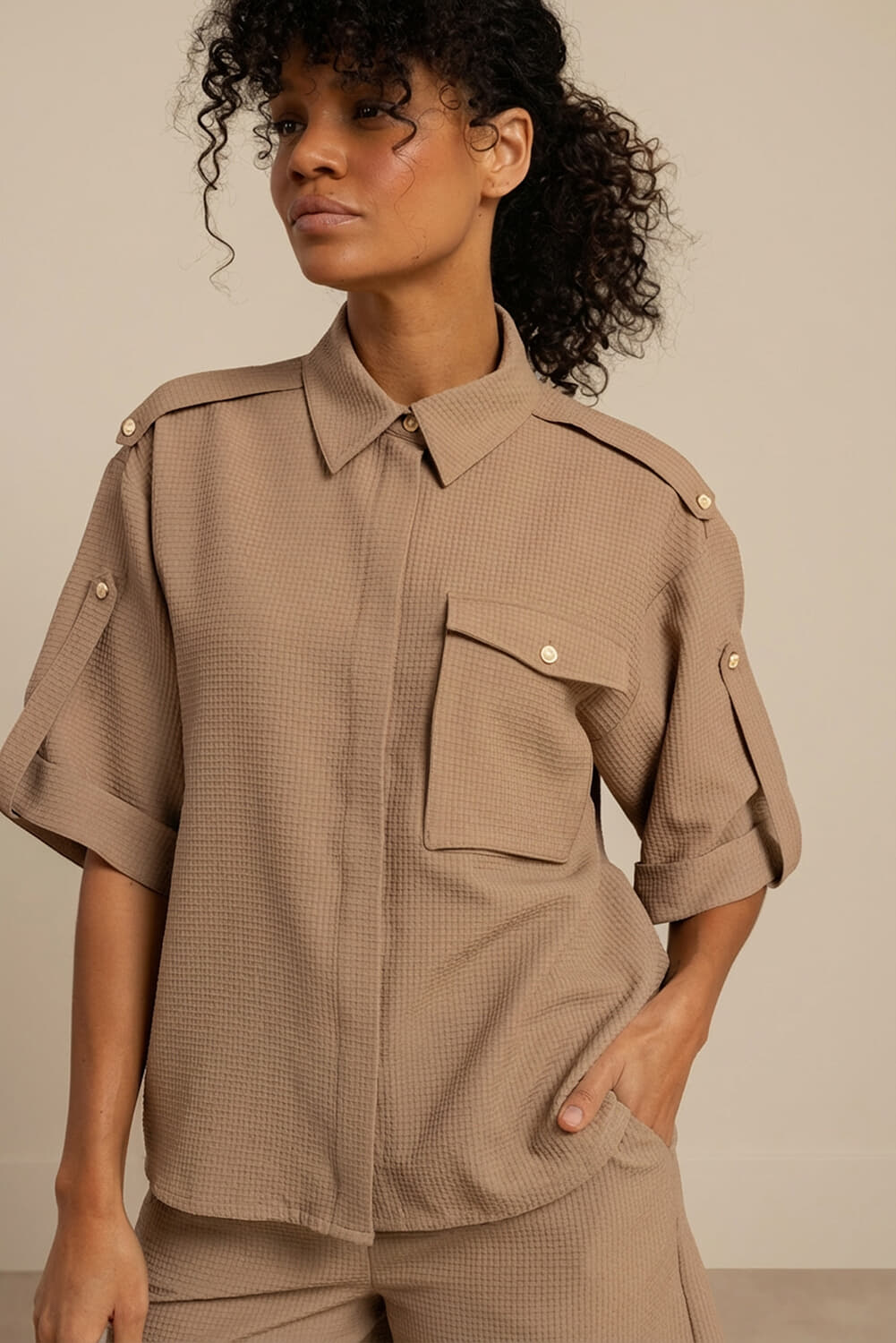 Studio Anneloes Blouse Nellie  Bruin