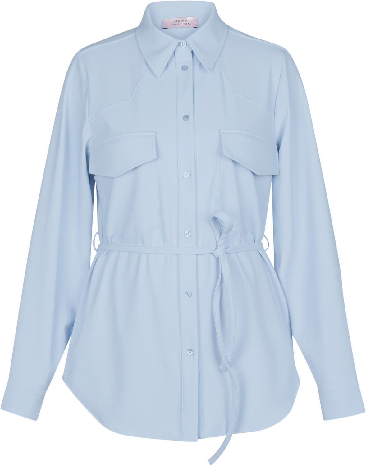 Studio Anneloes Overhemd Bodil  Blauw