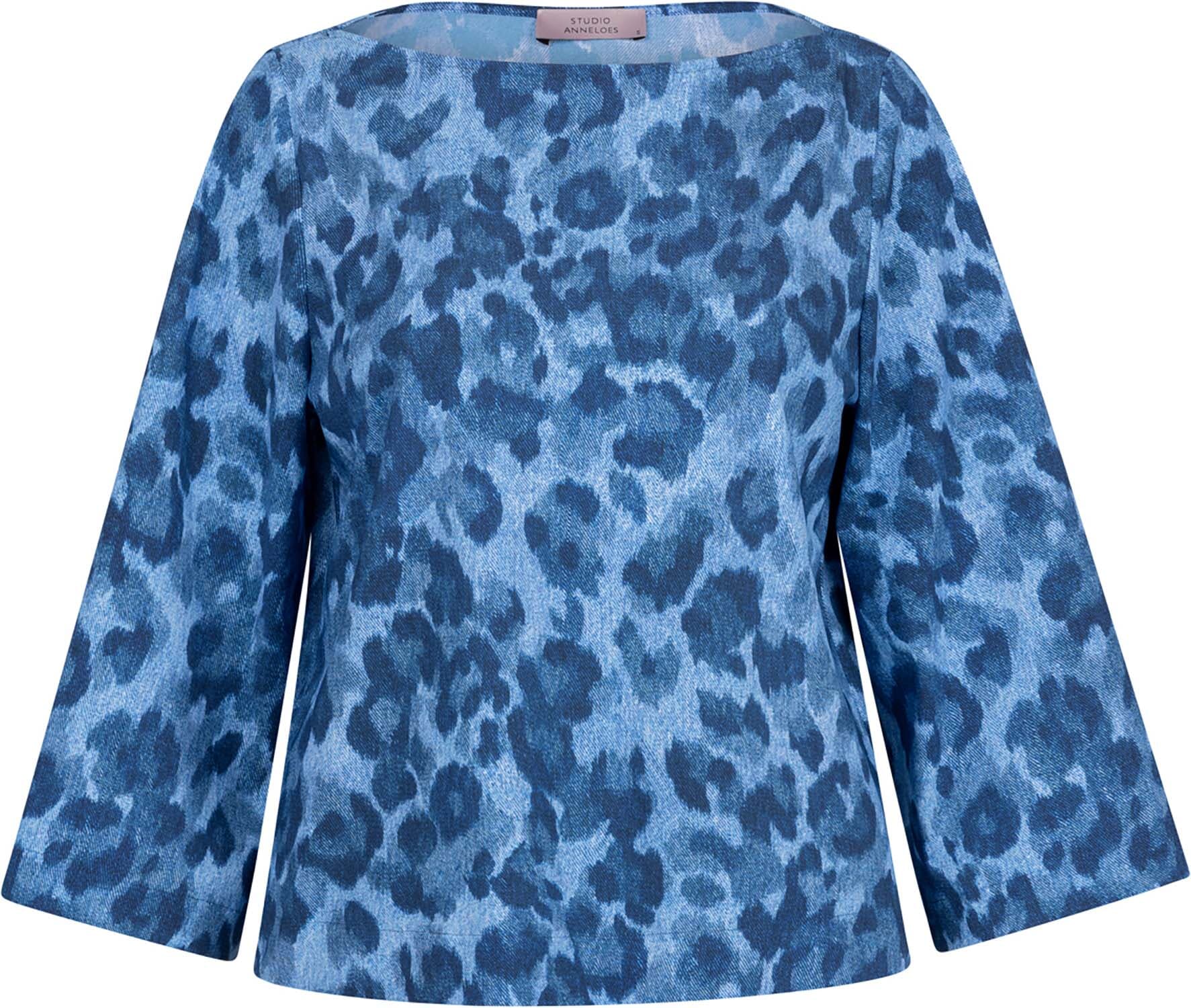 Studio Anneloes Top Ilja Leopard  Jeans Light