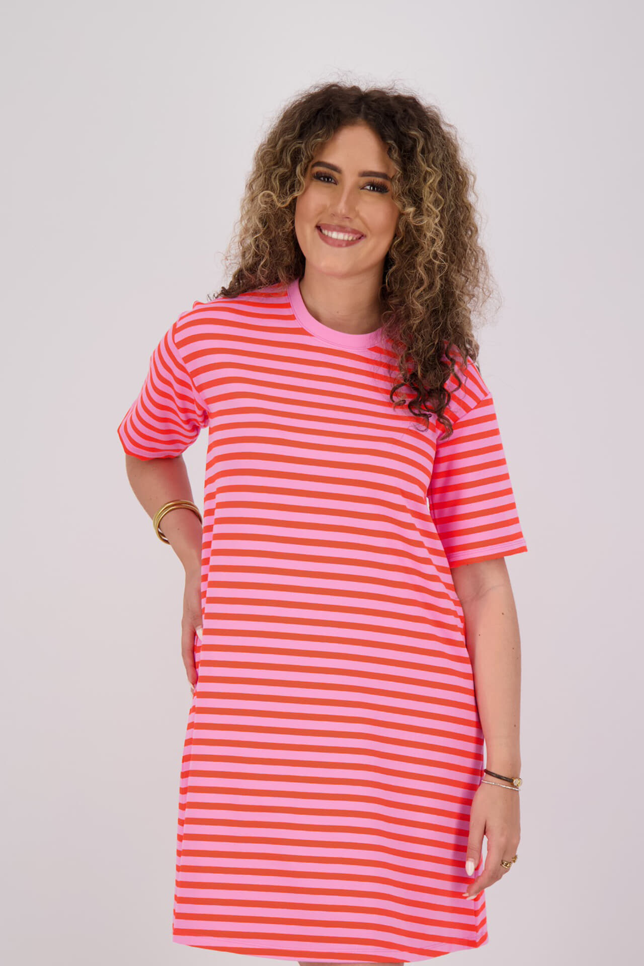 The Shirt Project Jurk Roze