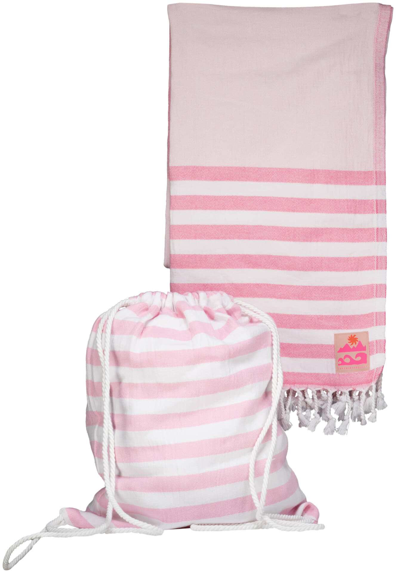 The Shirt Project Strandhanddoek Roze