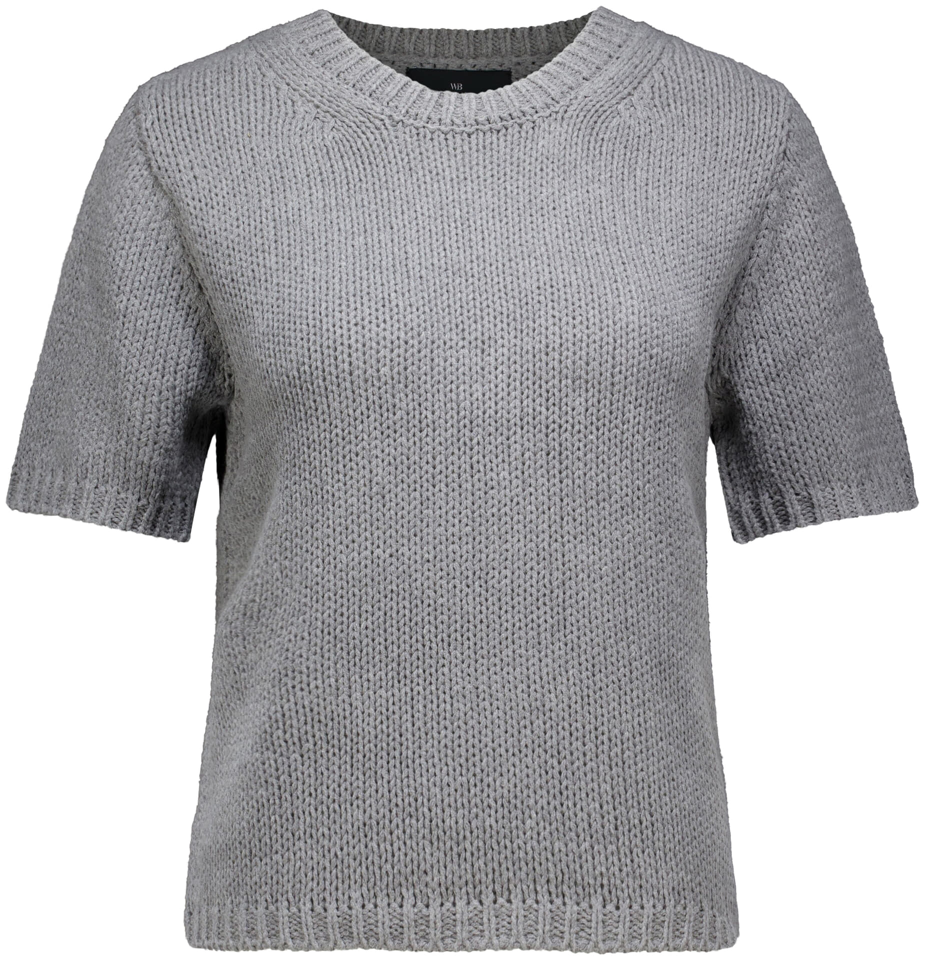 With Black Trui Elinore Grijs