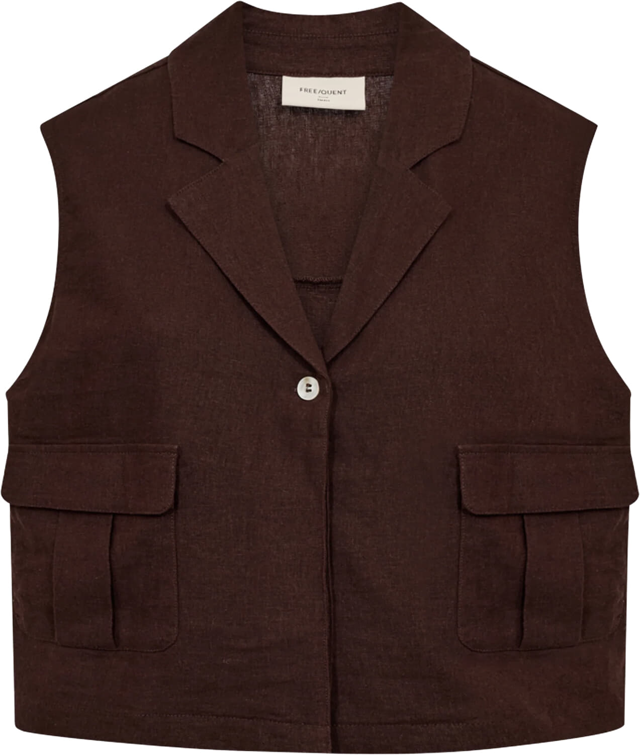 Freequent Gilet Lava Bruin